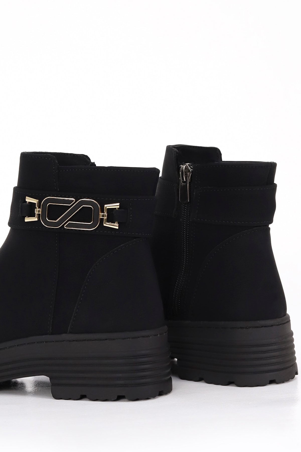 BLN S265 Düz Termo Taban Yan Toka Detay Yarım Bot