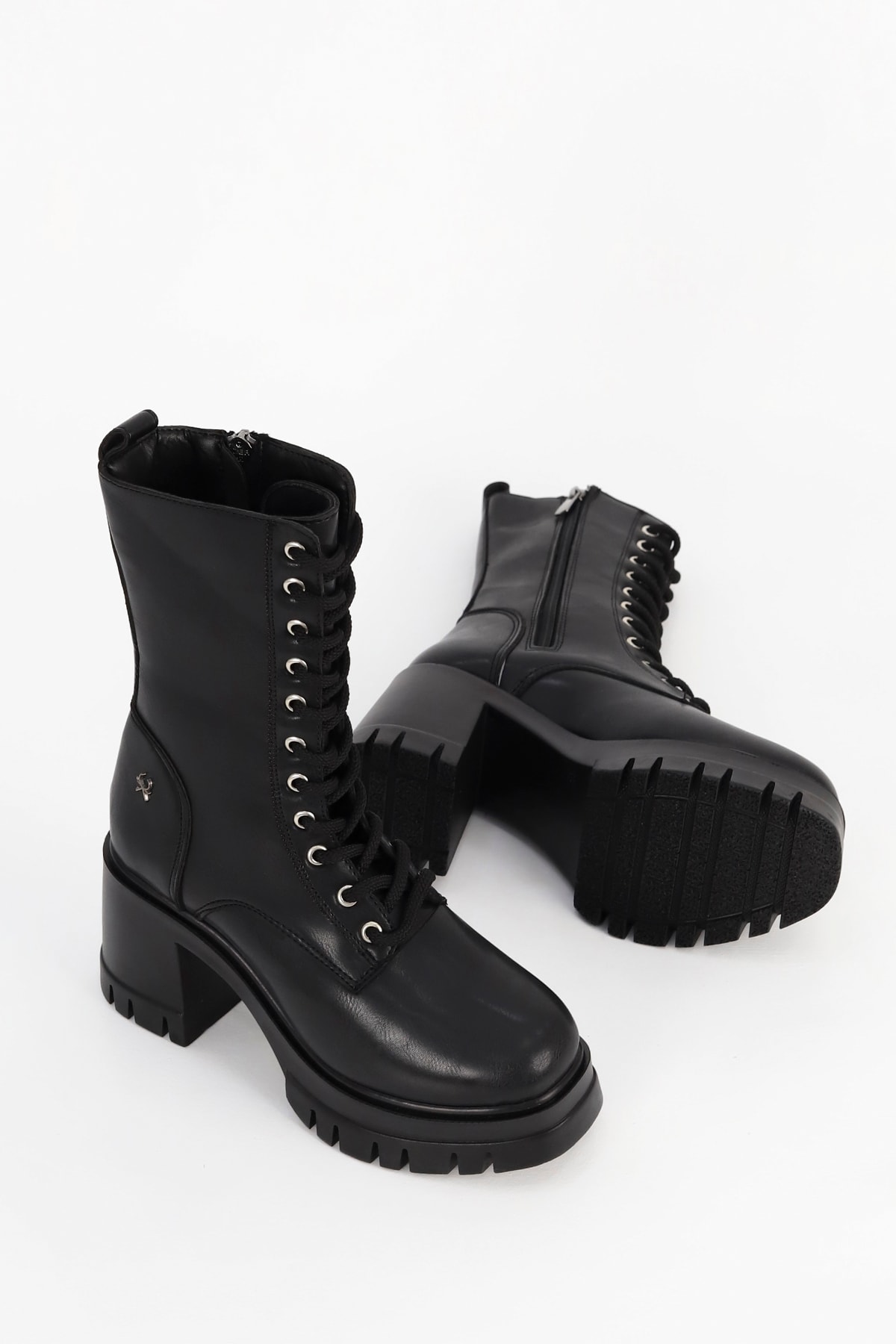 BT905 Kalın Topuklu Uzun Bot