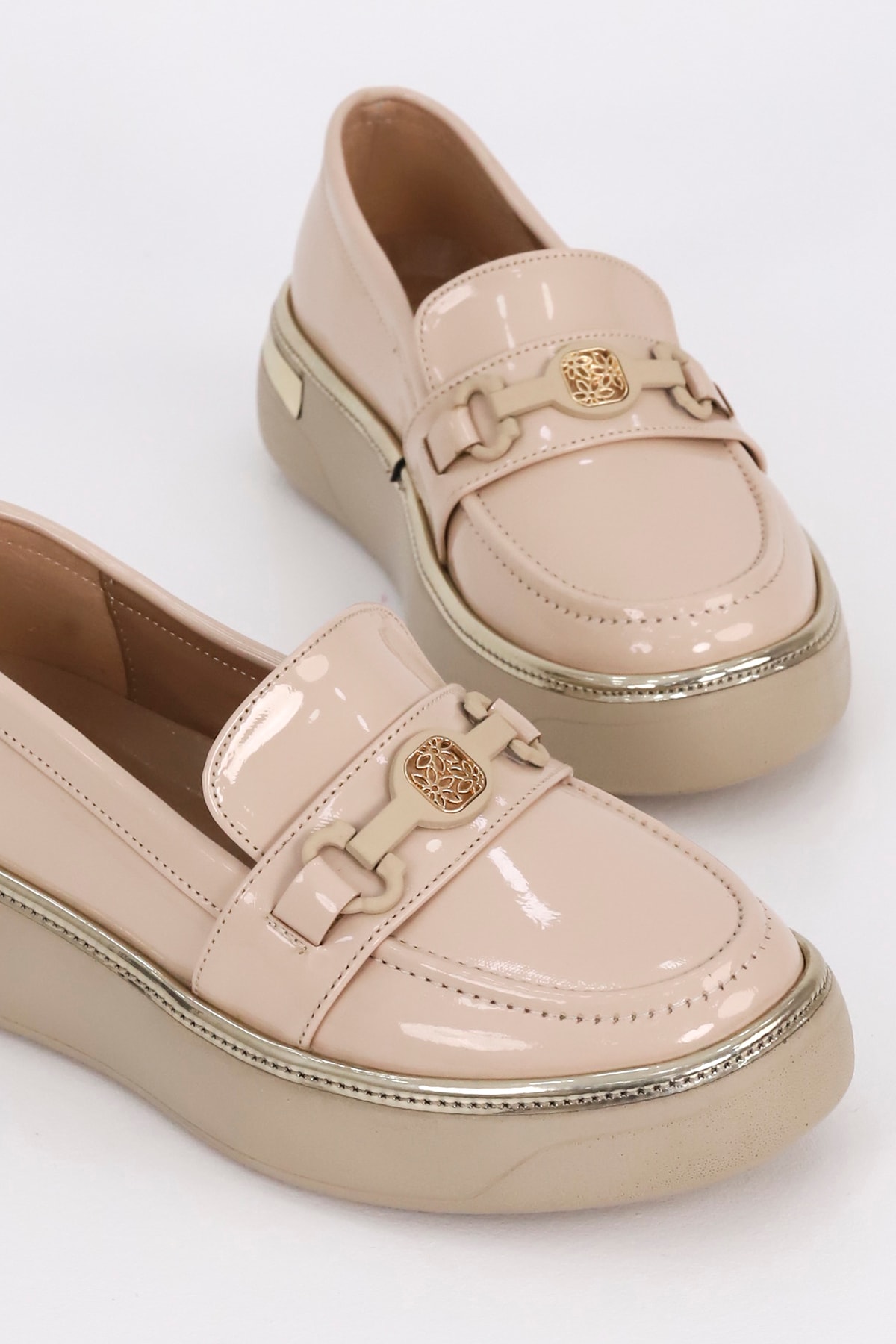 MDL 515 Toka Detaylı Loafer - BEJ RUGAN