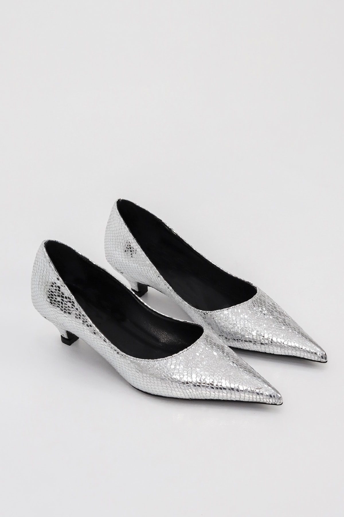 RSD 165 Fındık Topuk Stiletto - GÜMÜŞ