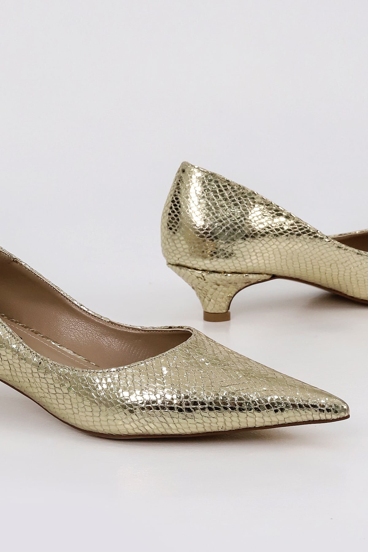 RSD 165 Fındık Topuk Stiletto - GOLD