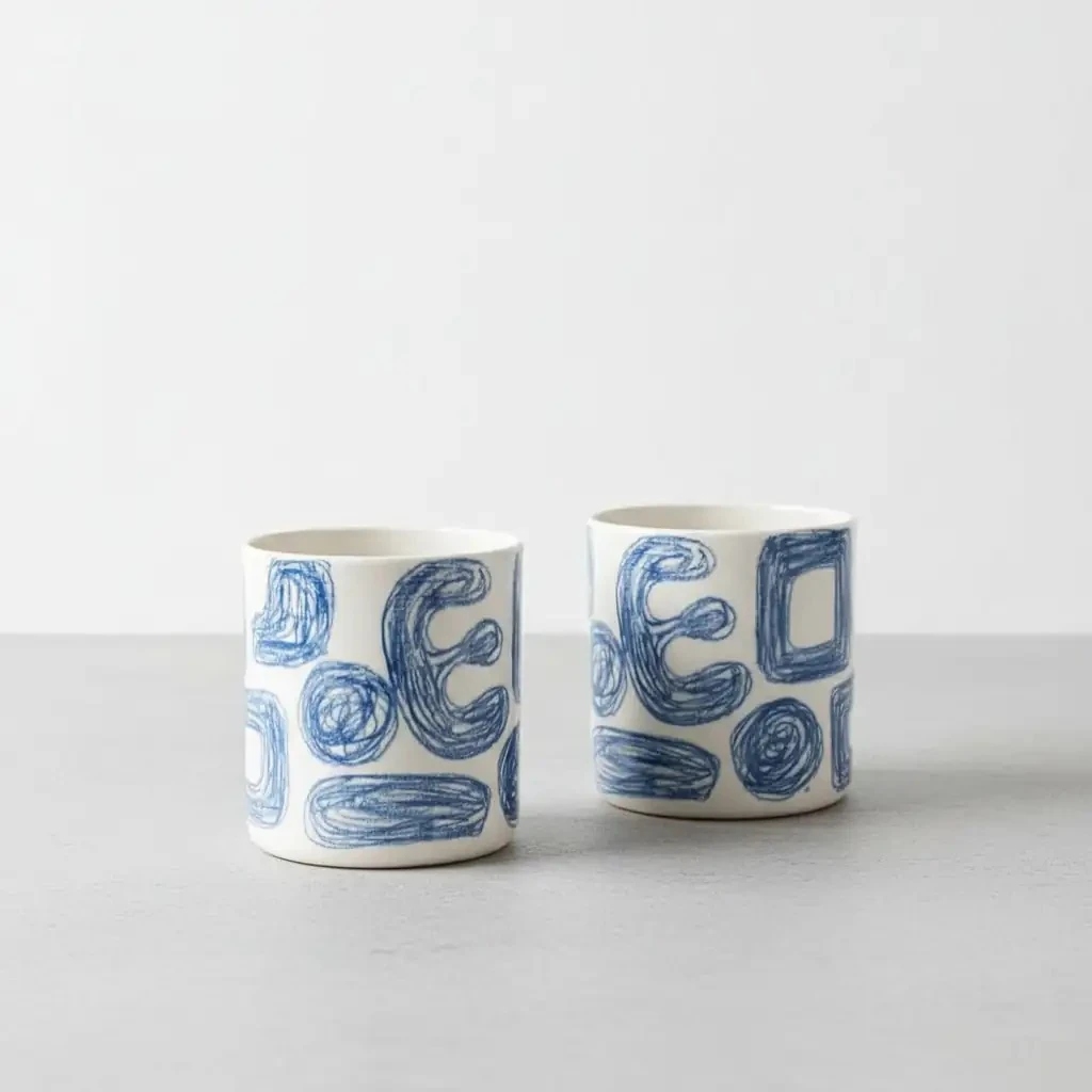 İkili Stoneware Bardak