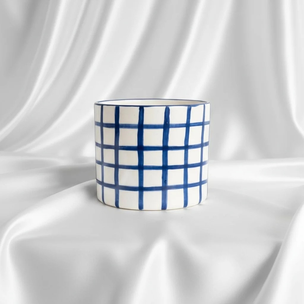 Stoneware Striped Bowl