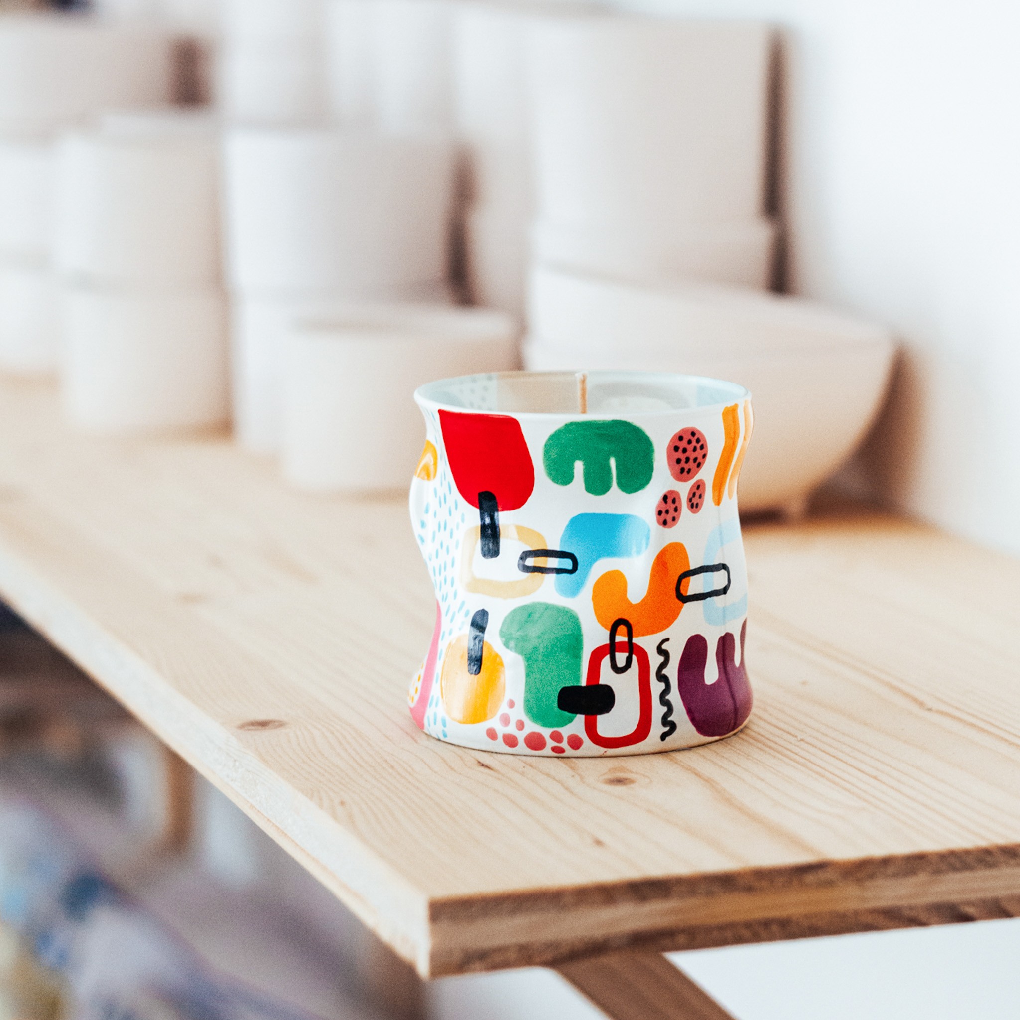 Glass Pop Up Soy Candle