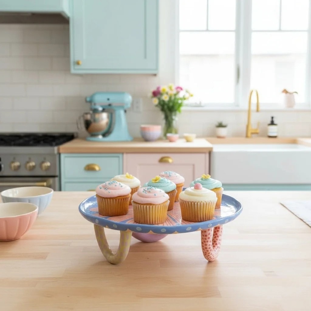 Ceramic Cake and Presentation Stand