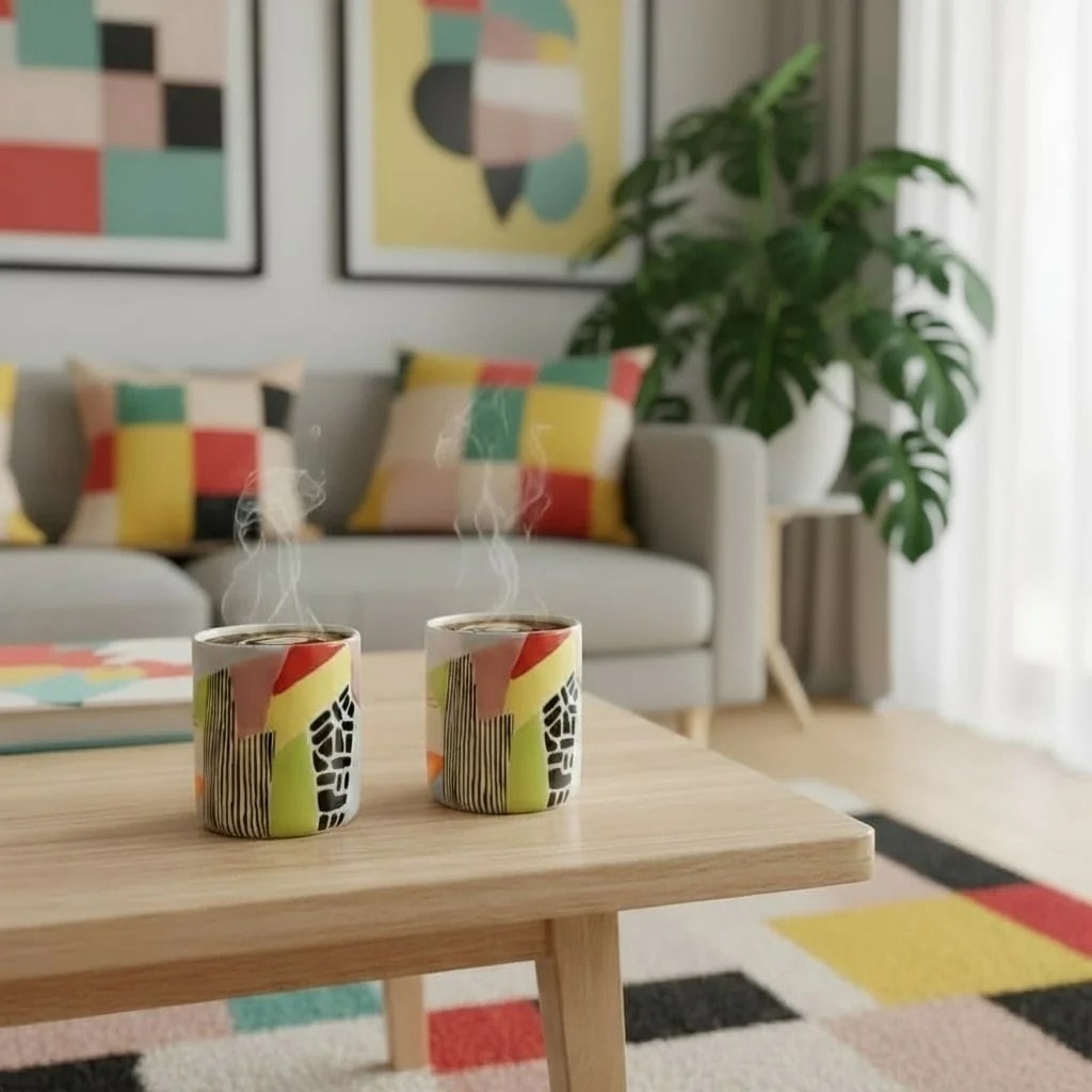 İkili Stoneware Bardak