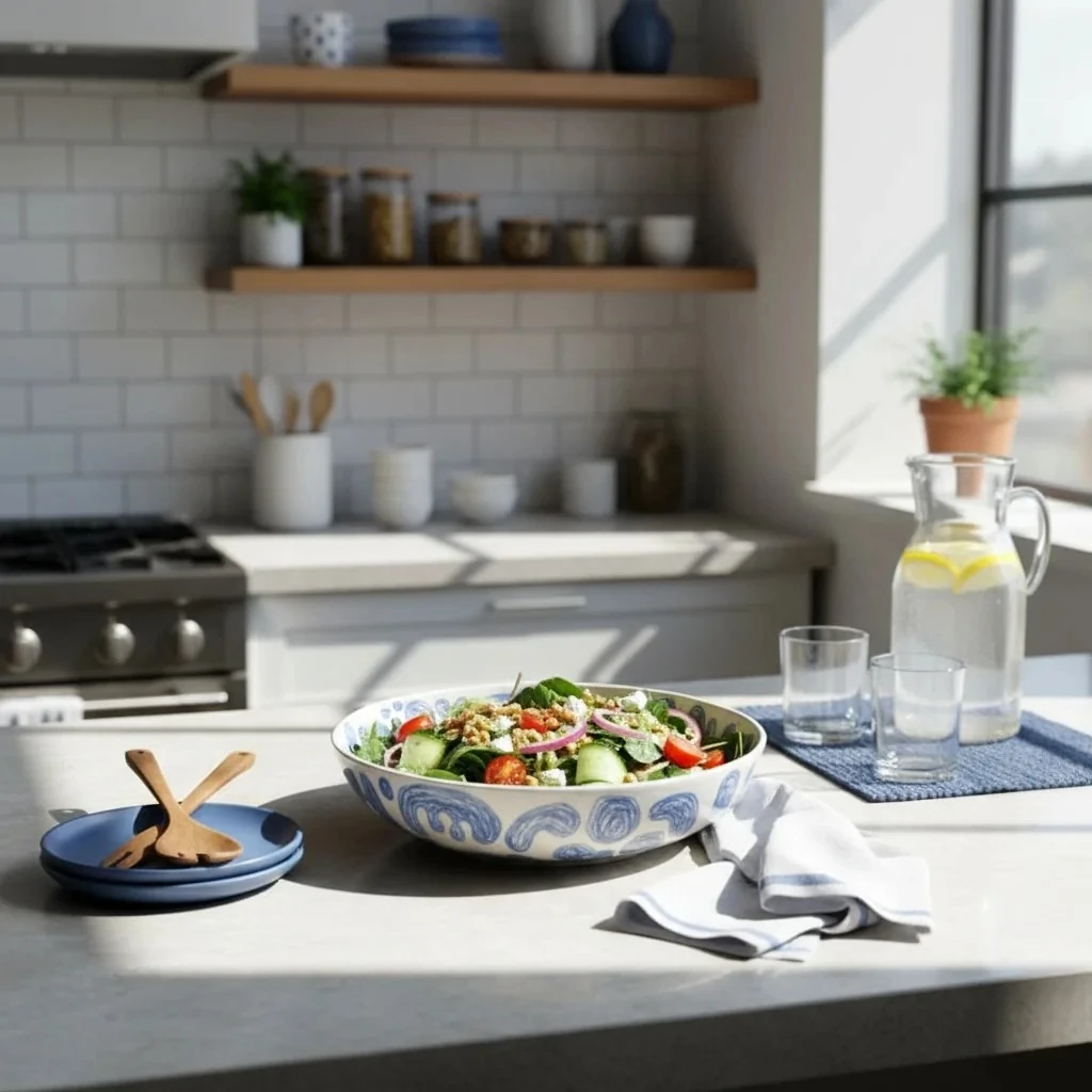 Stoneware Büyük Tabak