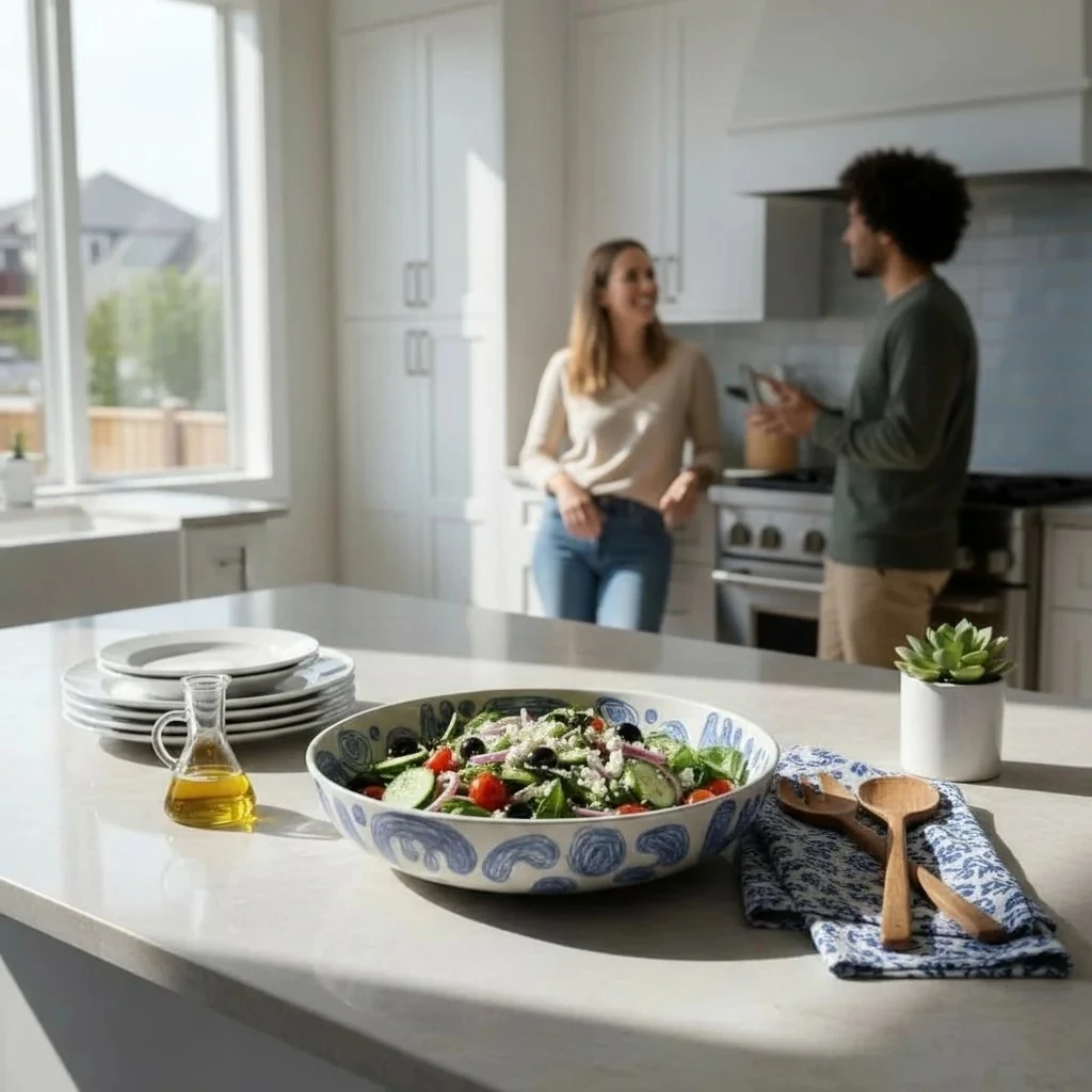 Stoneware Büyük Tabak