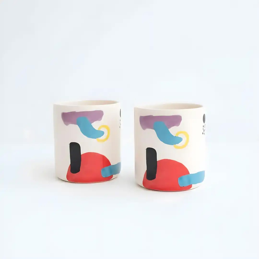 İkili Stoneware Bardak