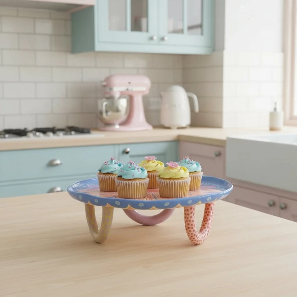 Ceramic Cake and Presentation Stand