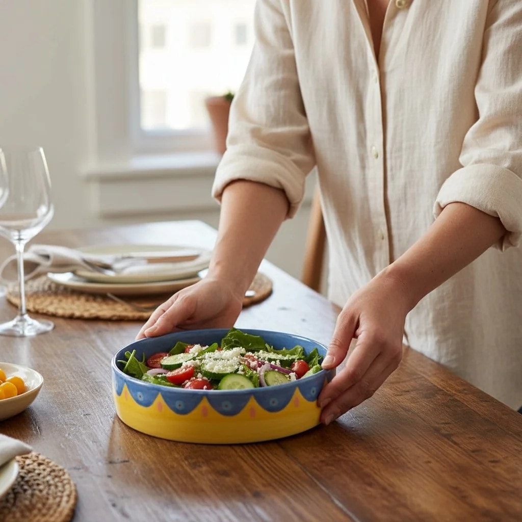 Coloured Stoneware Plate