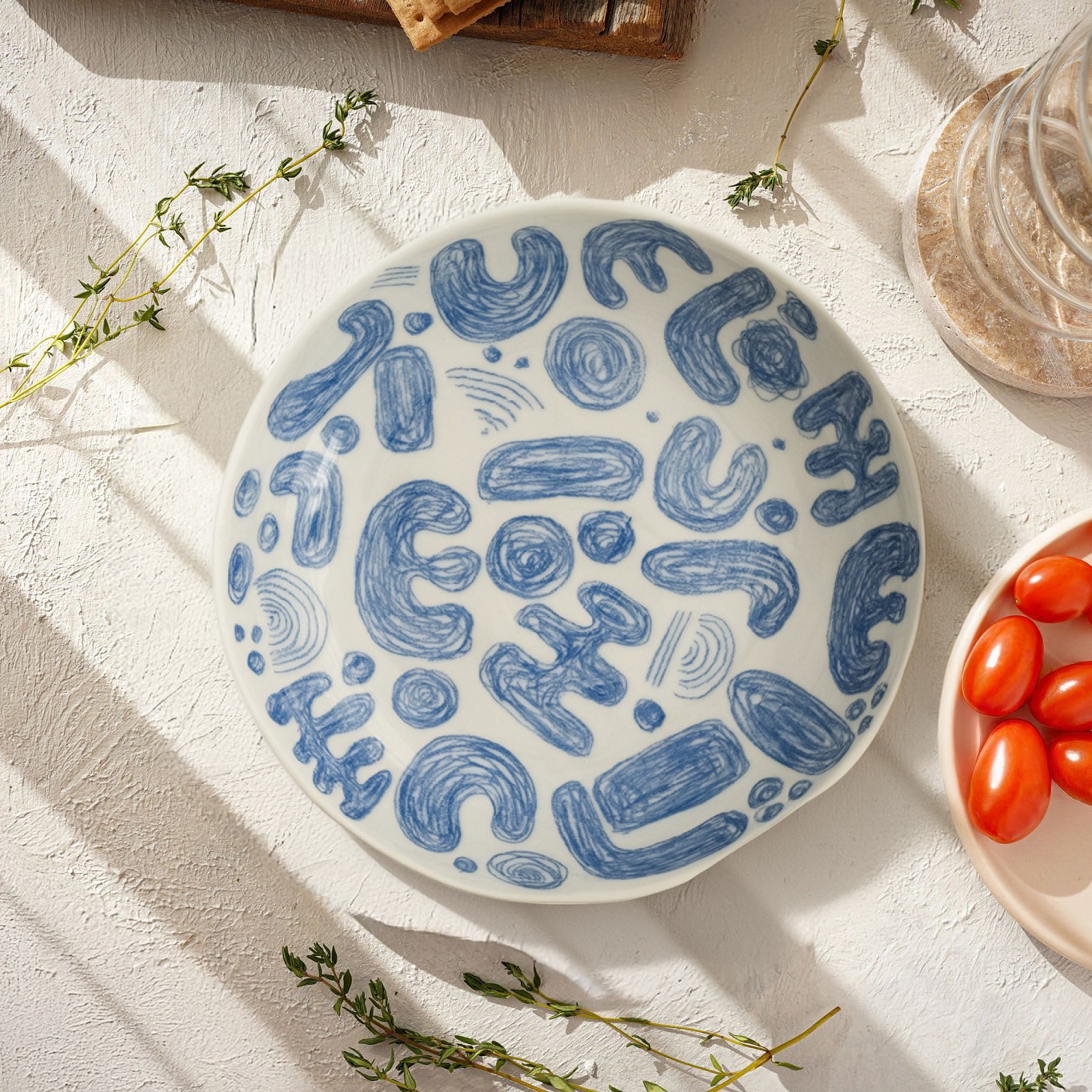 Stoneware Büyük Tabak