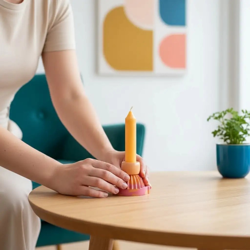 The Goatz Puzzle Candle Holder