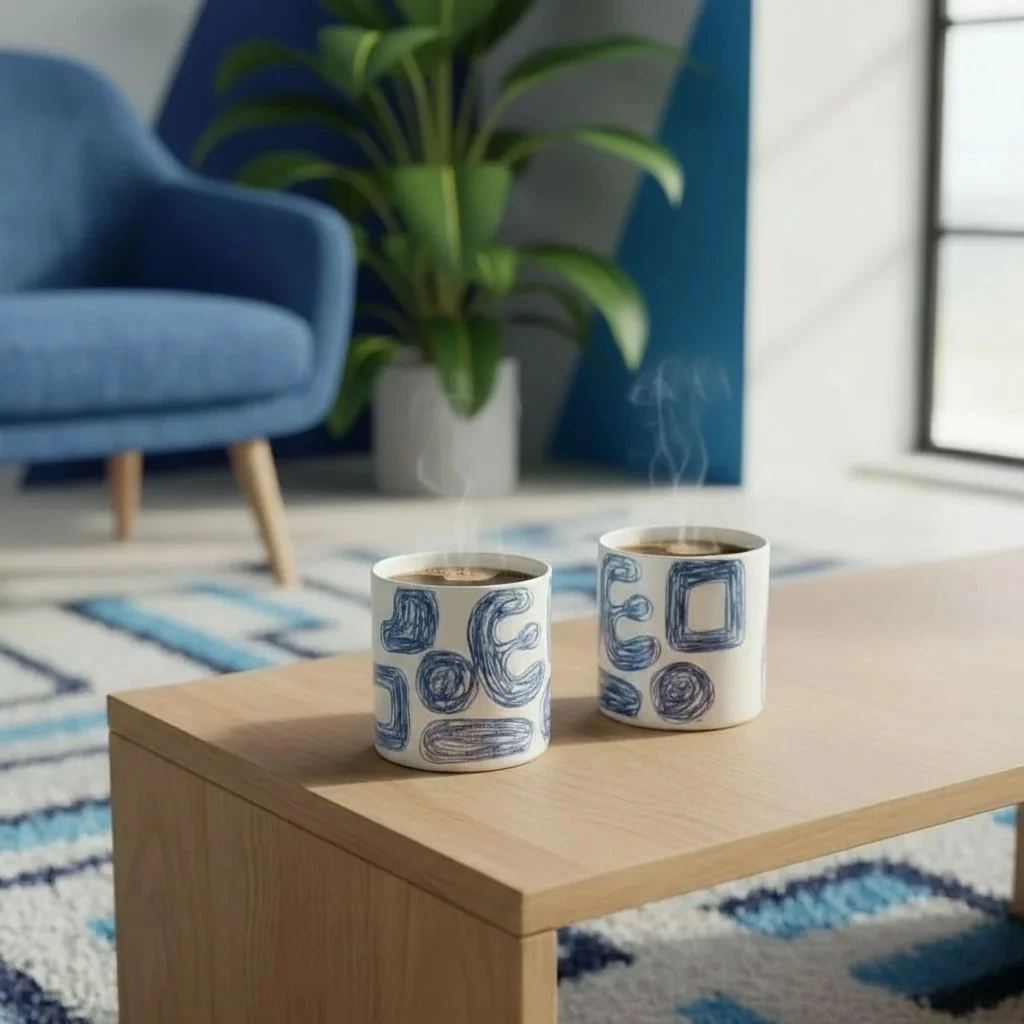 İkili Stoneware Bardak