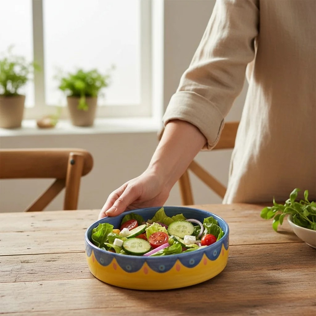 Renkli Stoneware Tabak