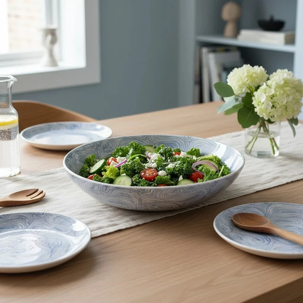 Stoneware Büyük Tabak