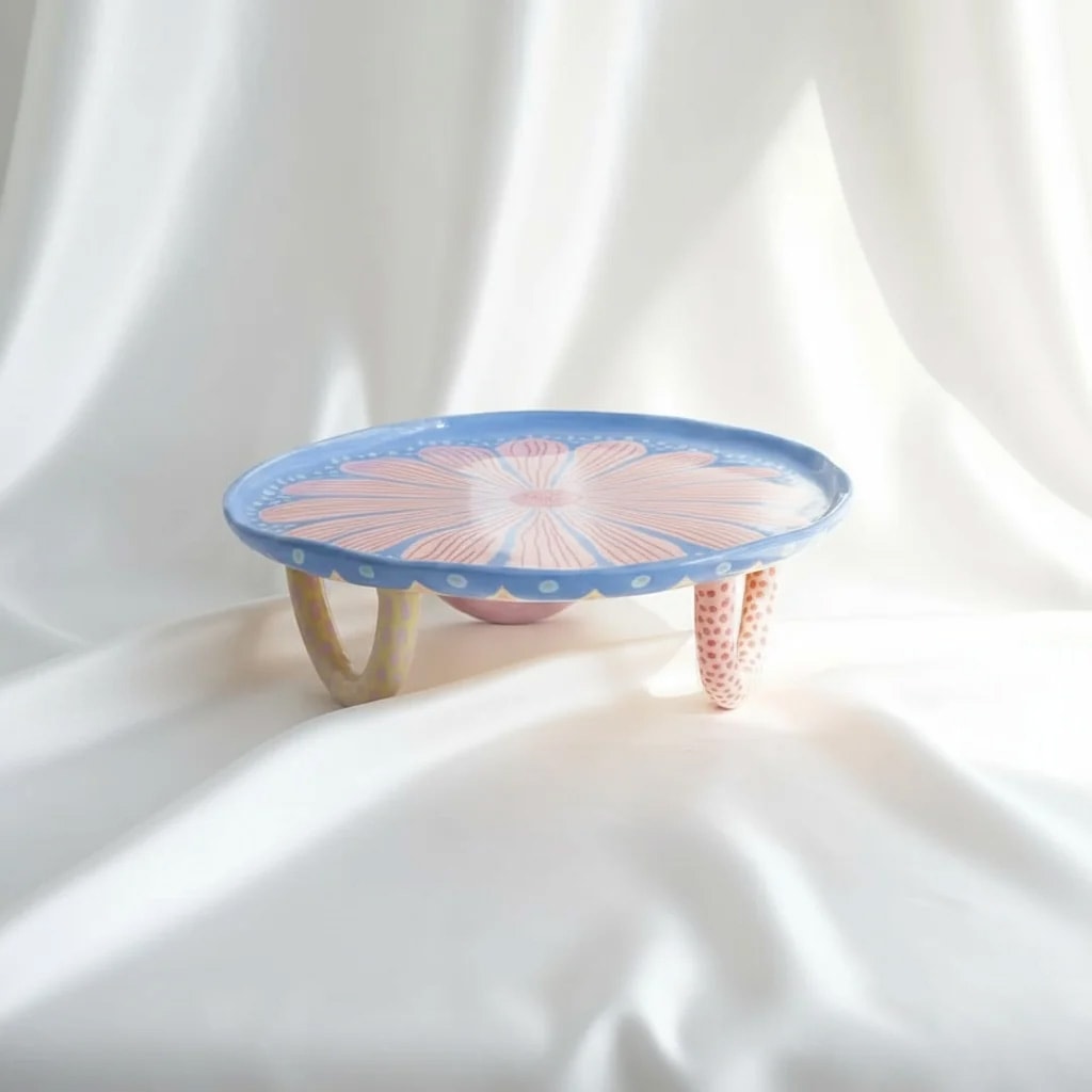 Ceramic Cake and Presentation Stand