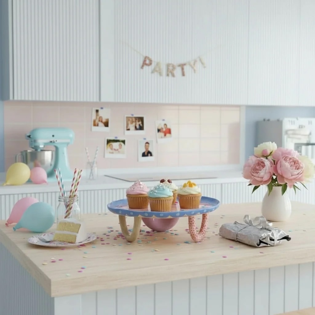 Ceramic Cake and Presentation Stand