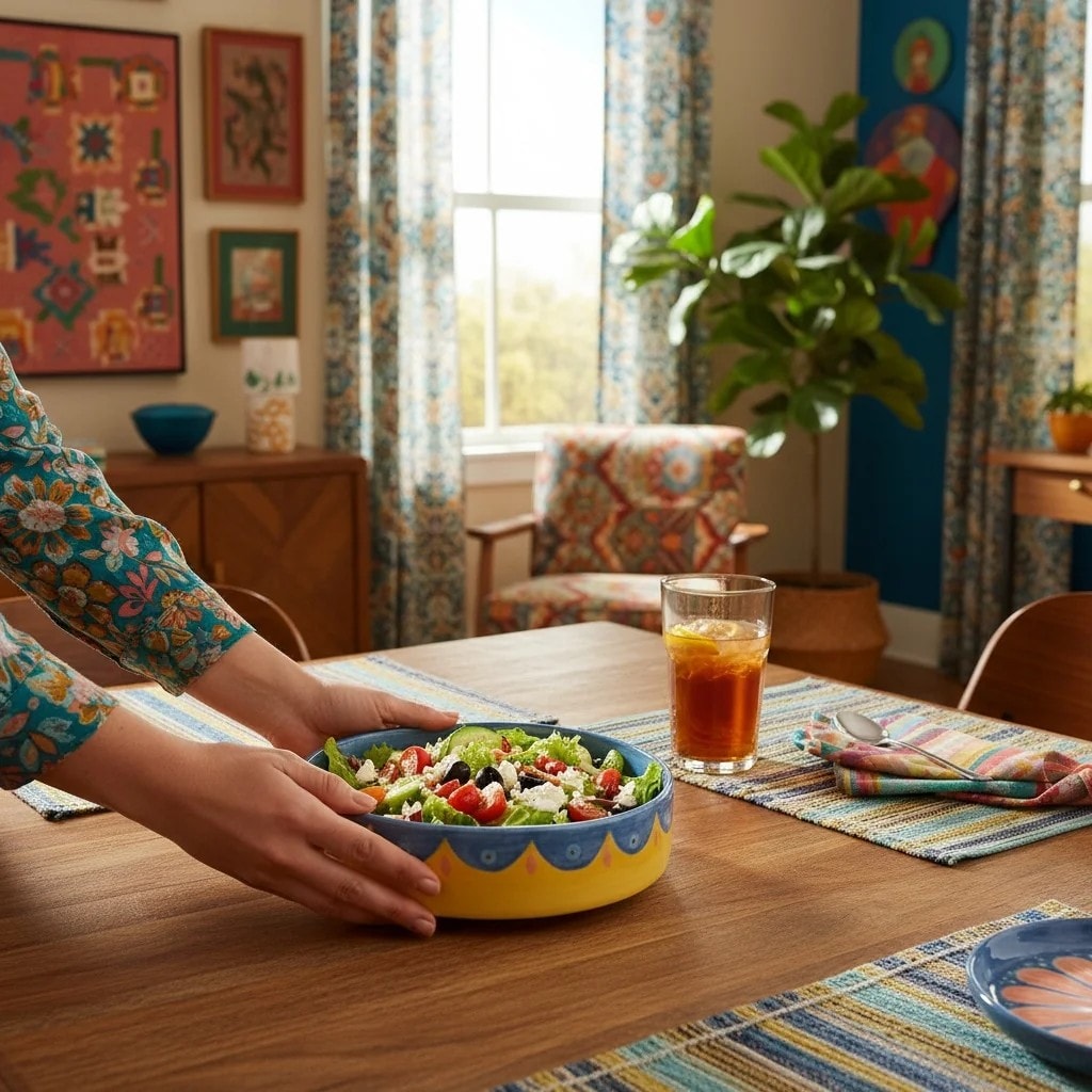Coloured Stoneware Plate