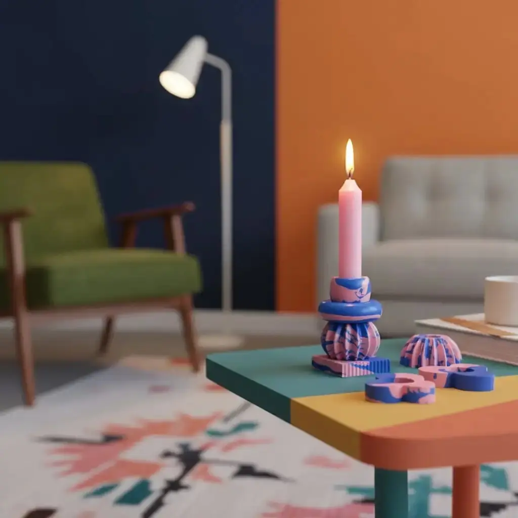 The Goatz - Puzzle Candle Holders