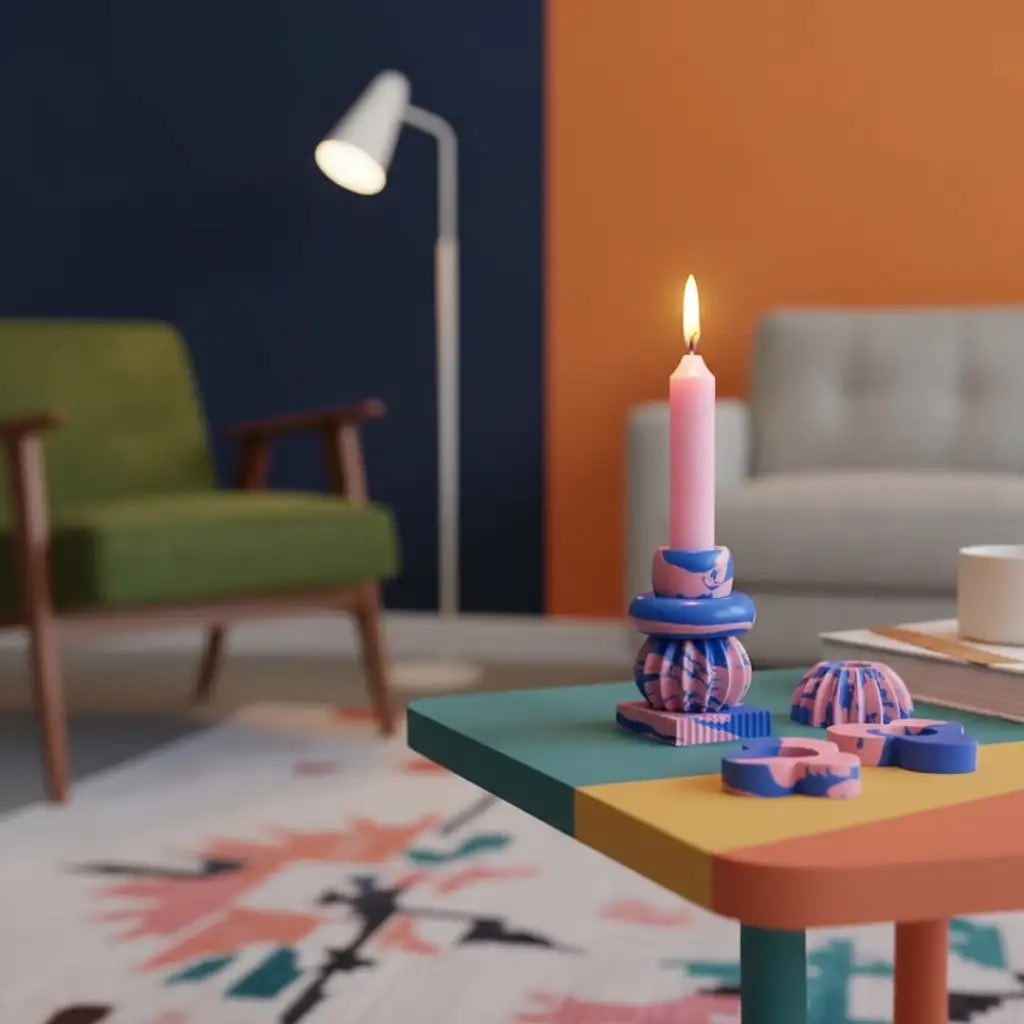 The Goatz Puzzle Candle Holder