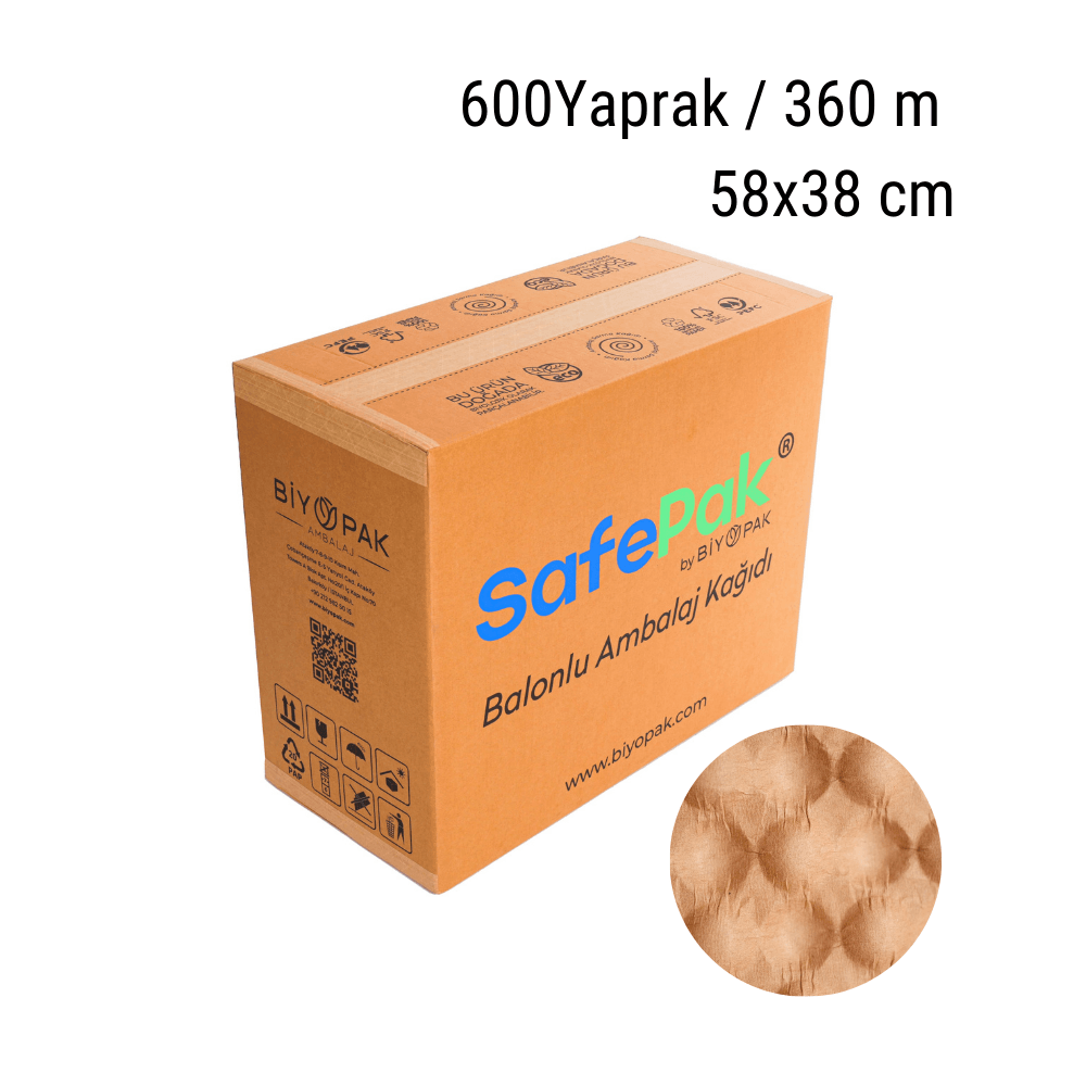 SafePak Balonlu Ambalaj Kağıdı  600 Adet / 360 m(58x38 cm)