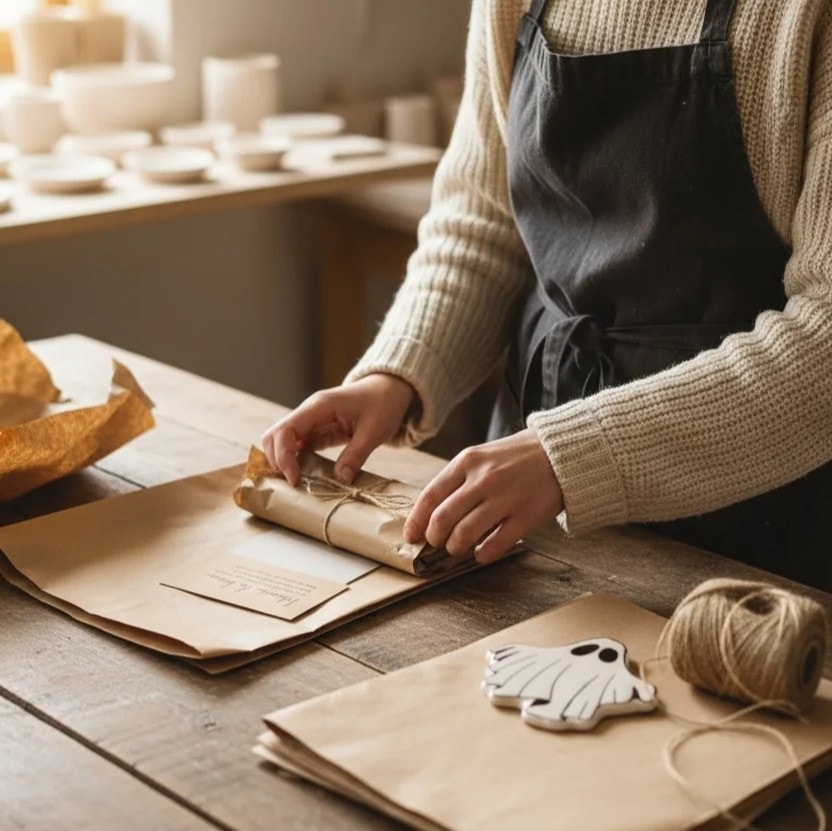 3' lüSeramik Hayalet Duvar Süsü (Sınırlı Üretim)