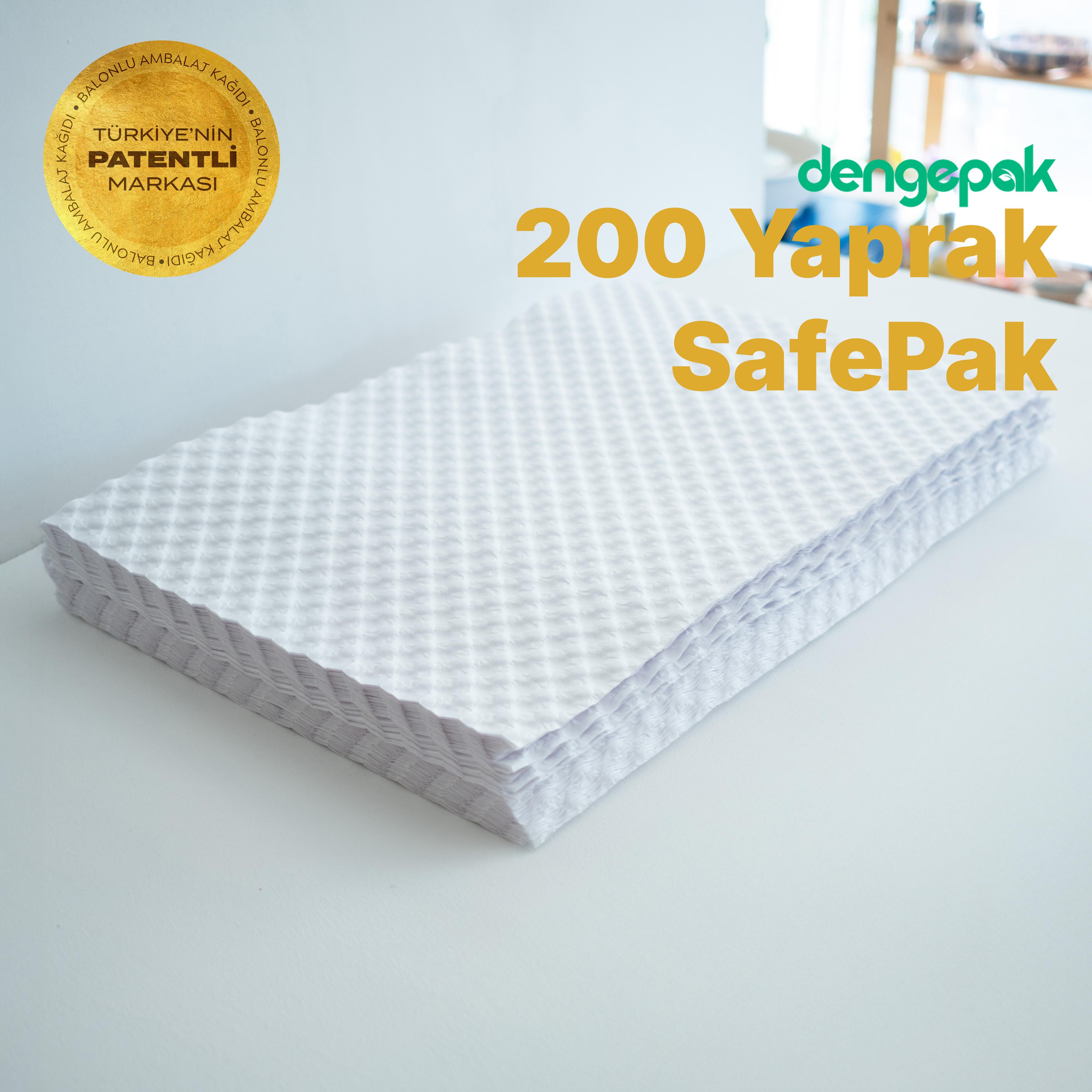SafePak Balonlu Ambalaj Kağıdı 200 Yaprak / 120 metre (58x38 cm) - Beyaz