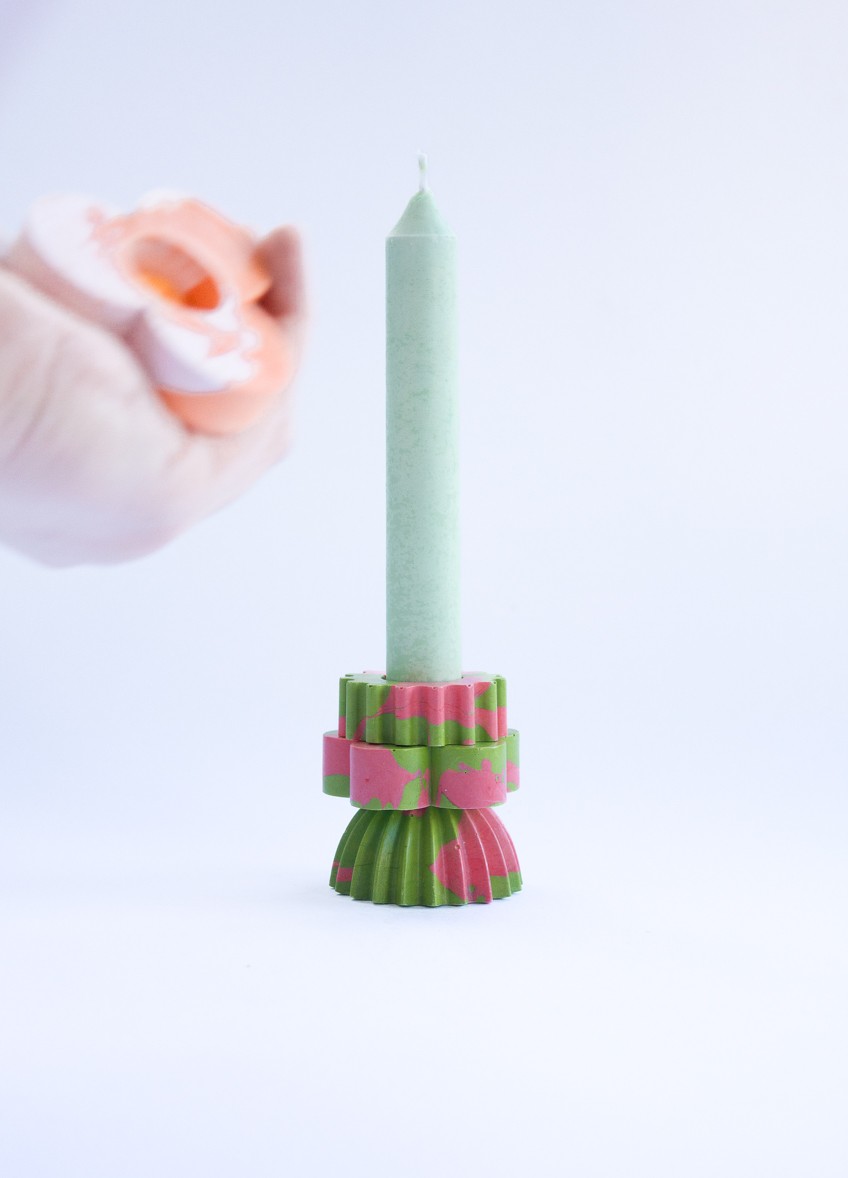 The Goatz Puzzle Candle Holder