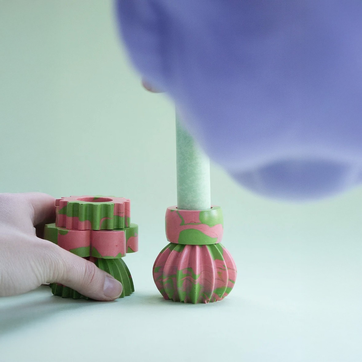 The Goatz Puzzle Candle Holder