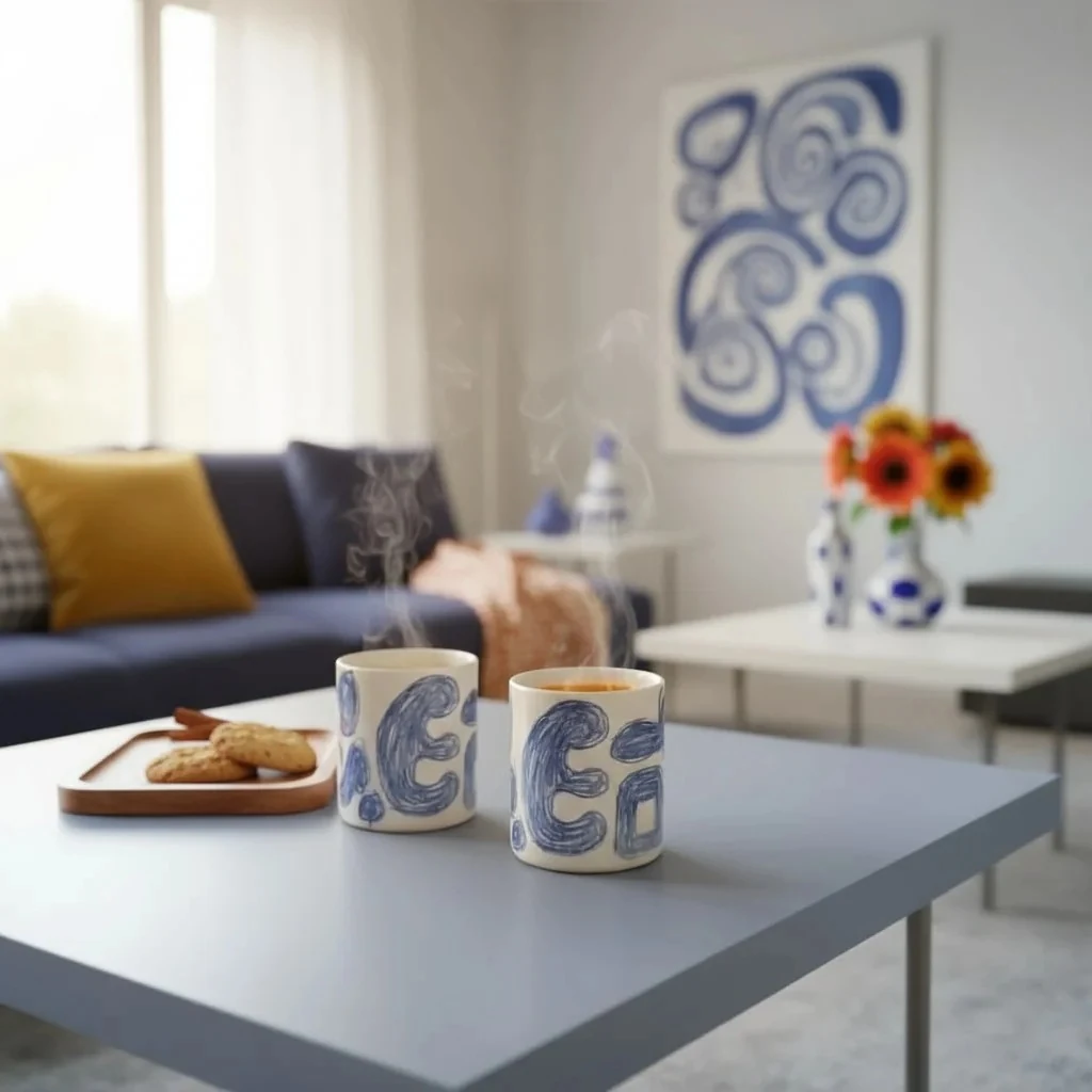 İkili Stoneware Bardak