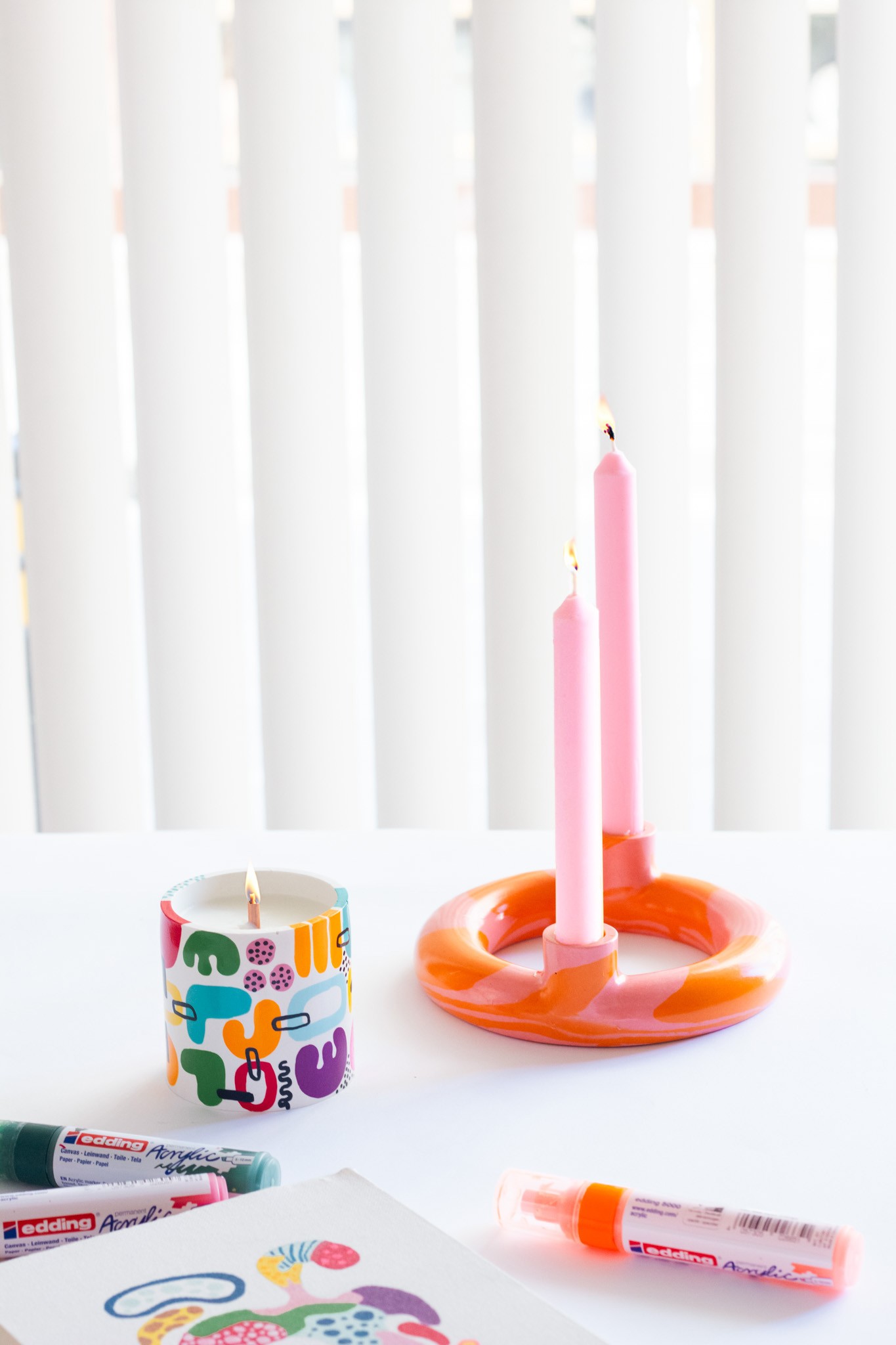 The Goatz Candles Circle Candle Holder