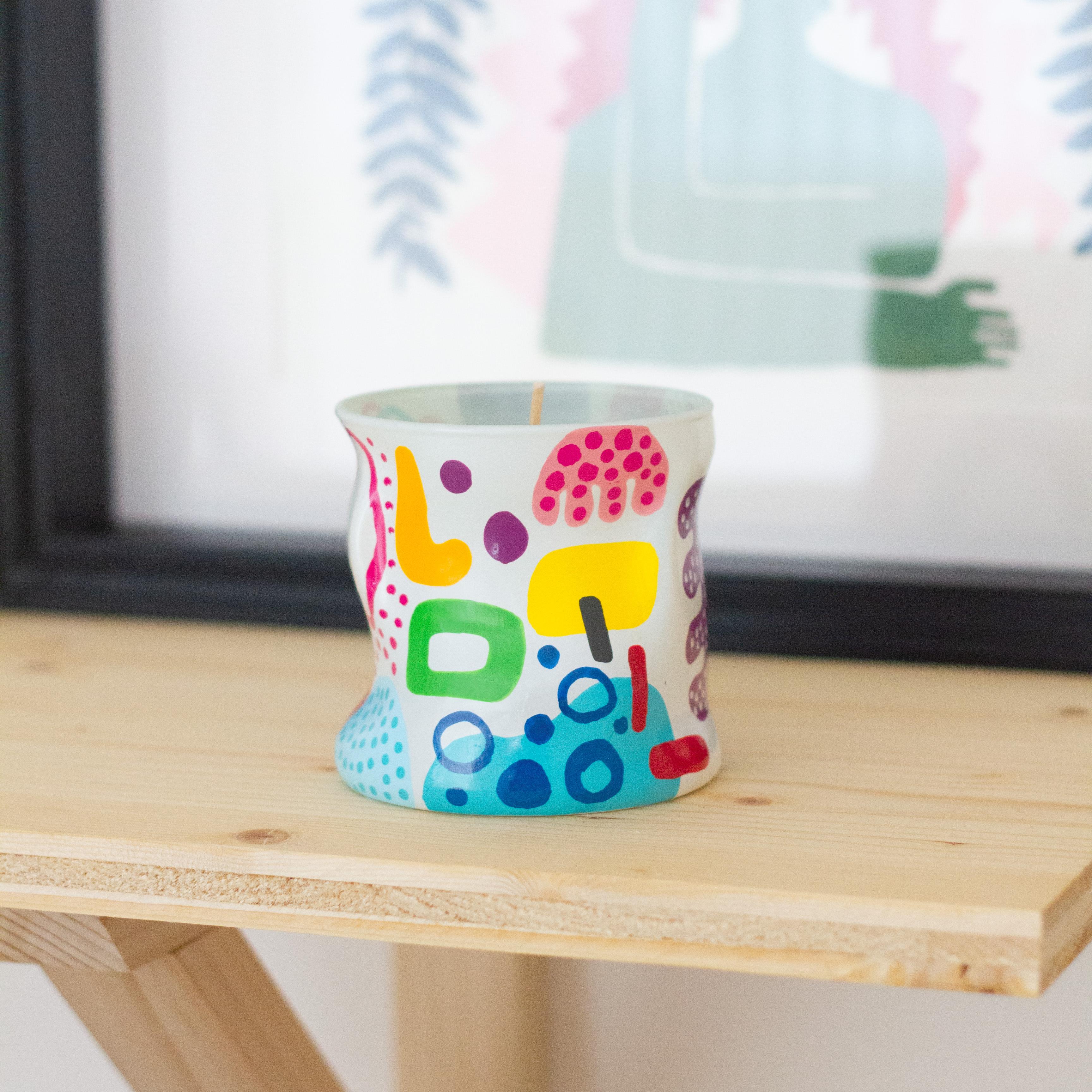 Glass Pop Up Soy Candle