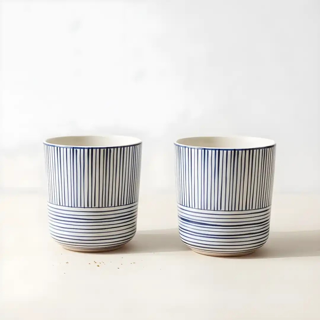 İkili Stoneware Bardak