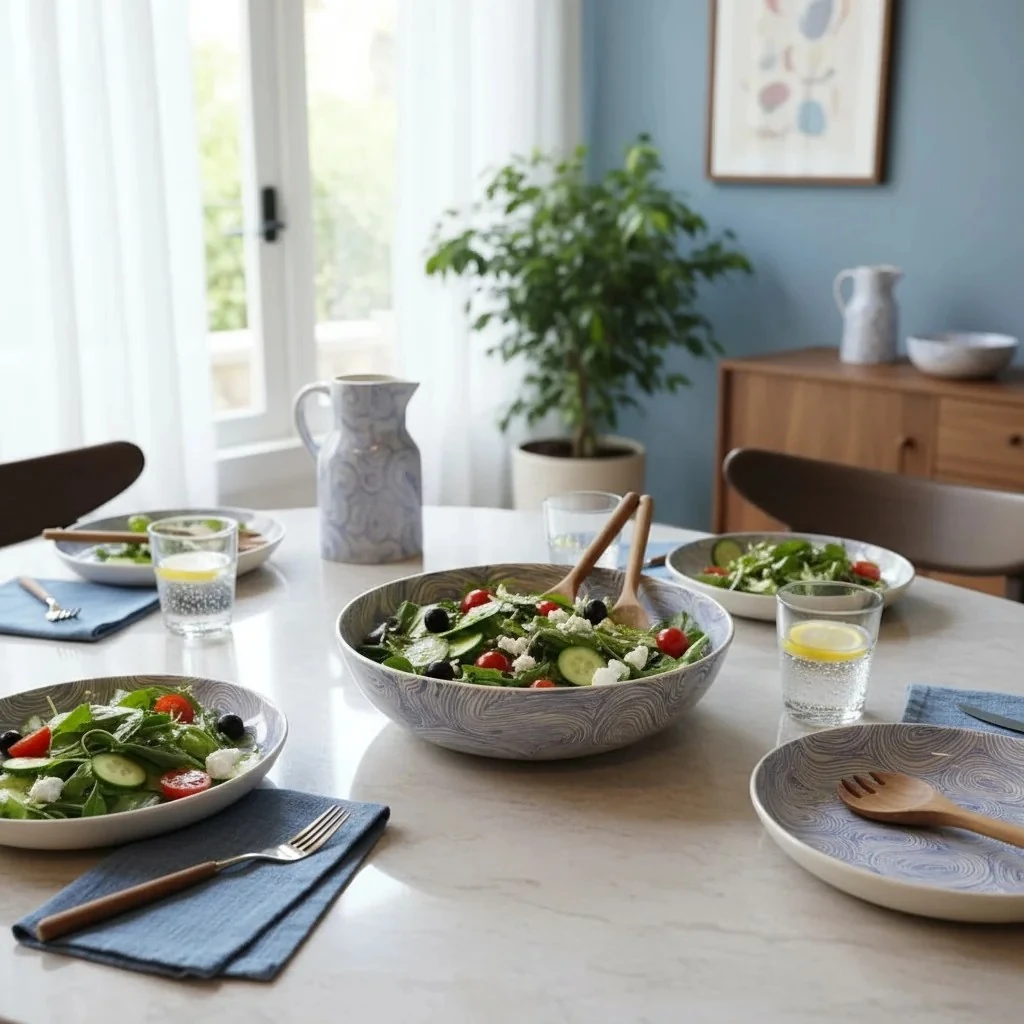 Stoneware Büyük Tabak