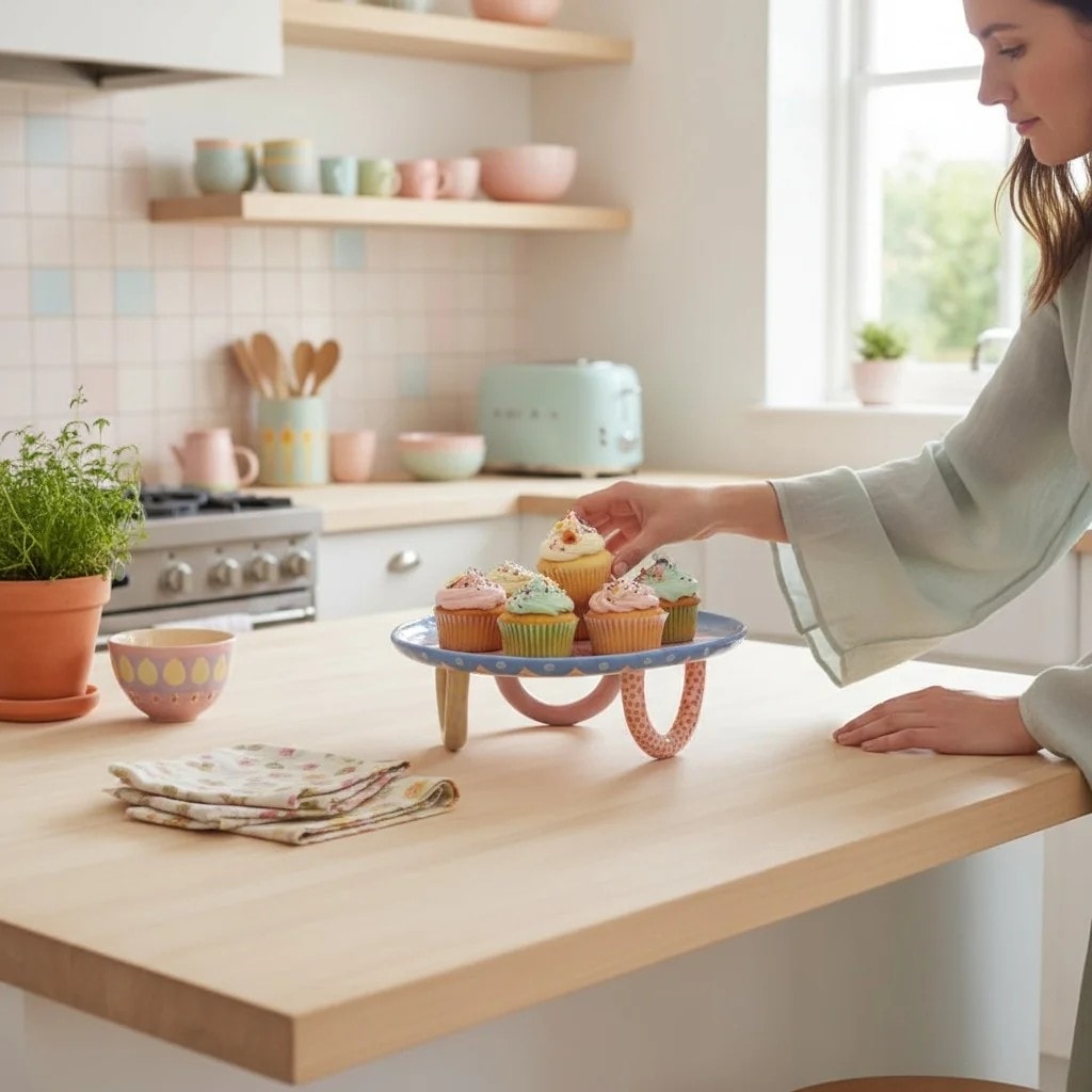 Ceramic Cake and Presentation Stand