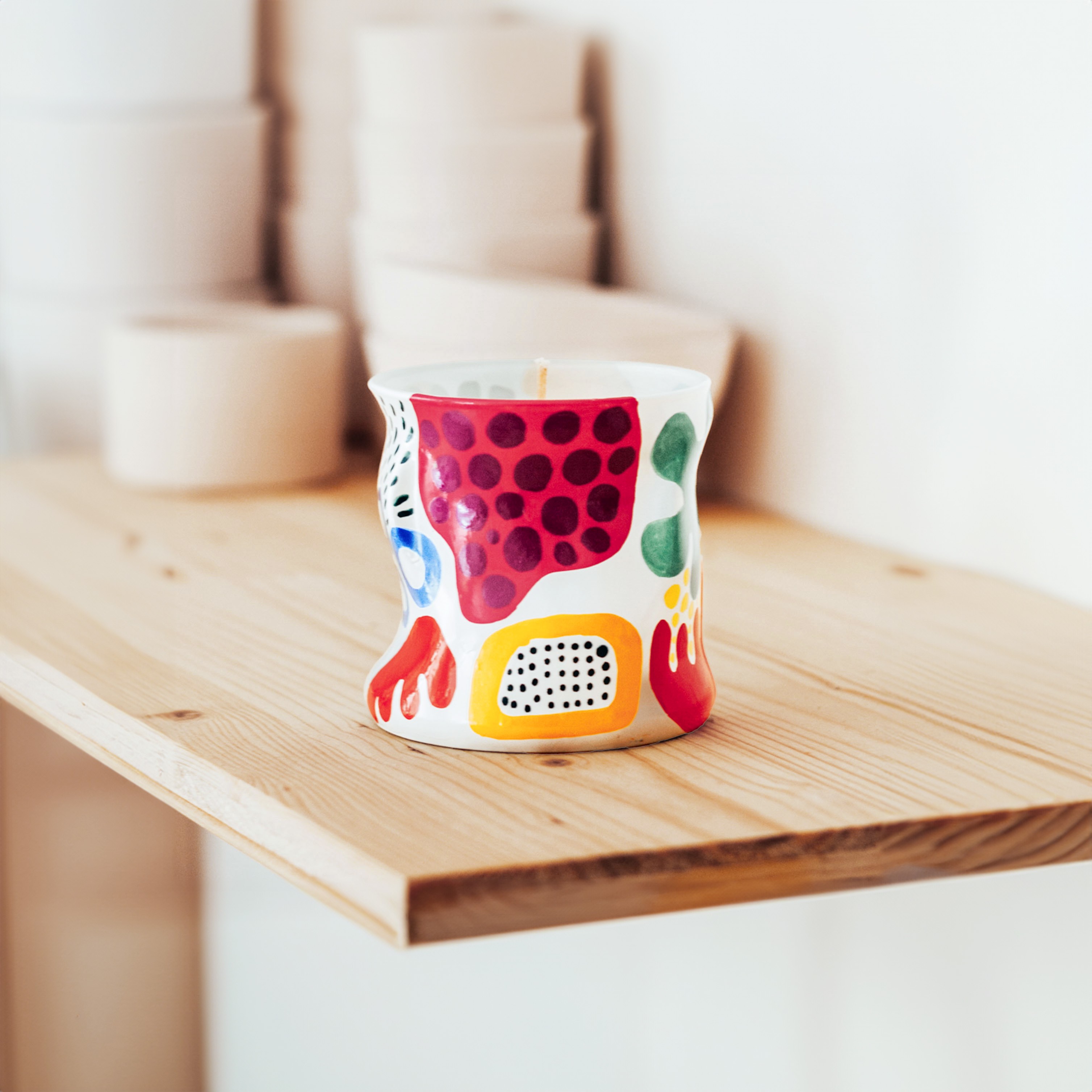 Glass Pop Up Soy Candle