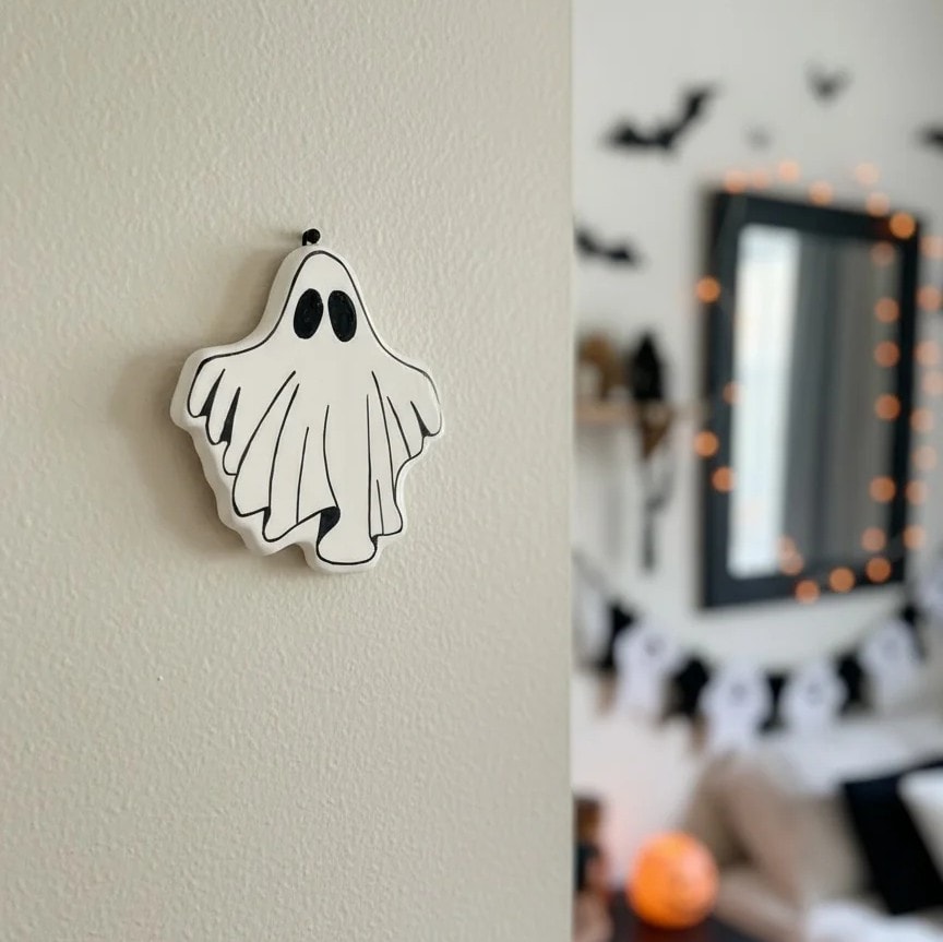 3' lüSeramik Hayalet Duvar Süsü (Sınırlı Üretim)