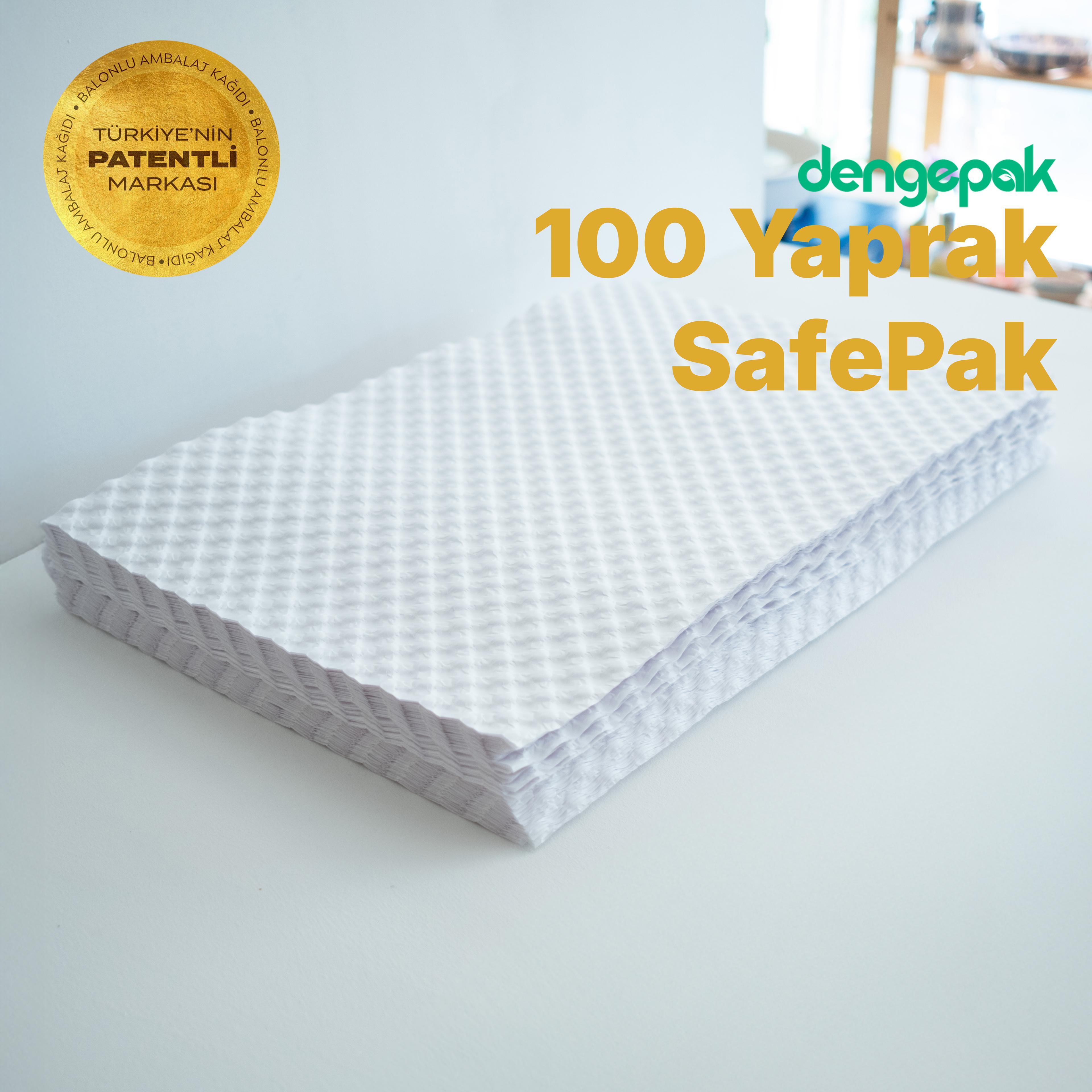 SafePak Balonlu Ambalaj Kağıdı 100 Yaprak / 60 metre (58x38 cm) - Beyaz