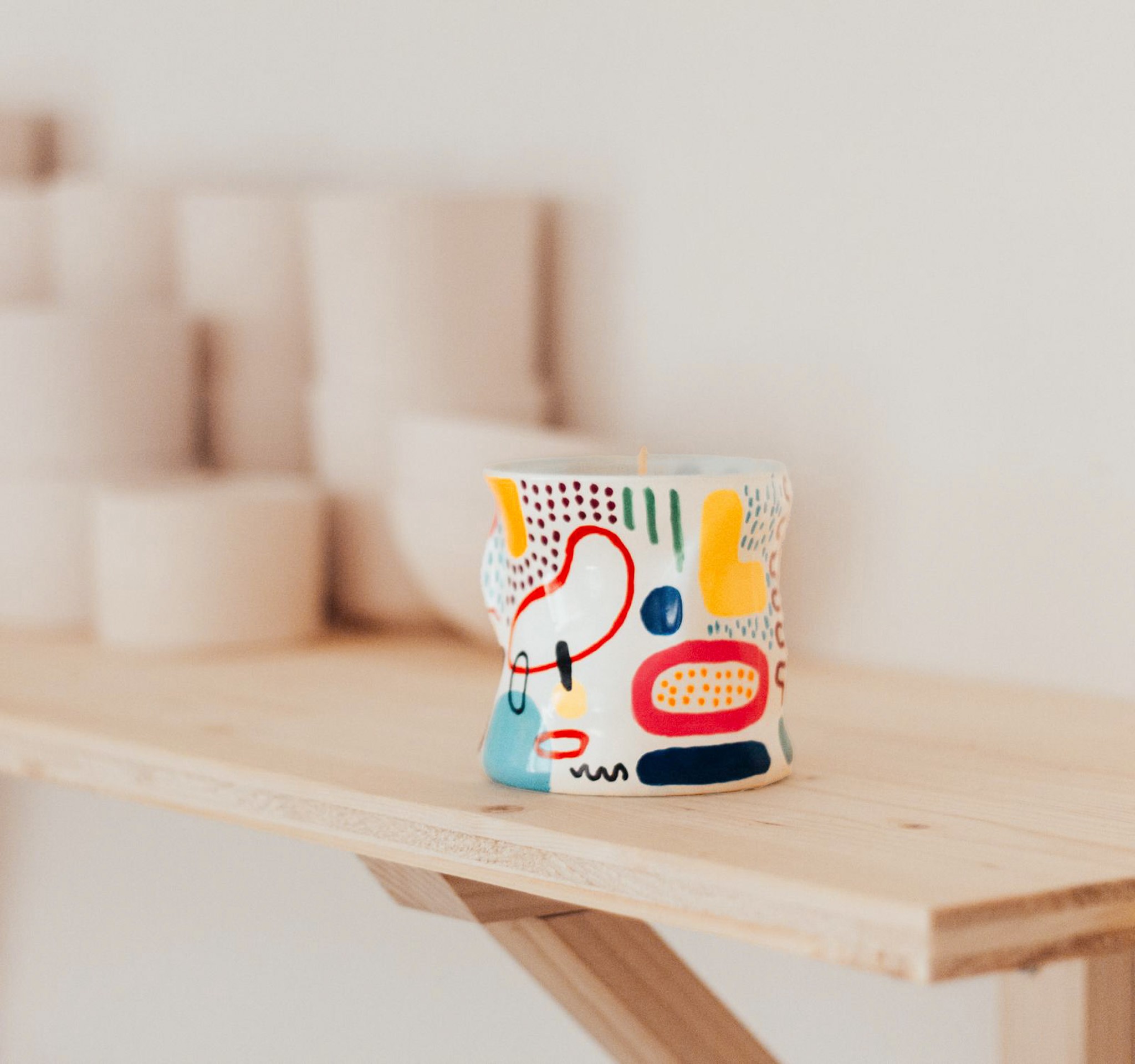 Glass Pop Up Soy Candle
