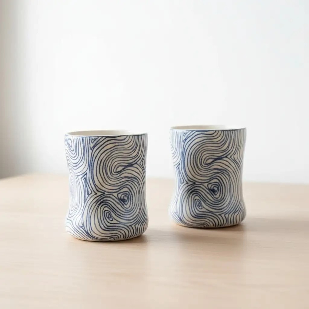 İkili Stoneware Bardak