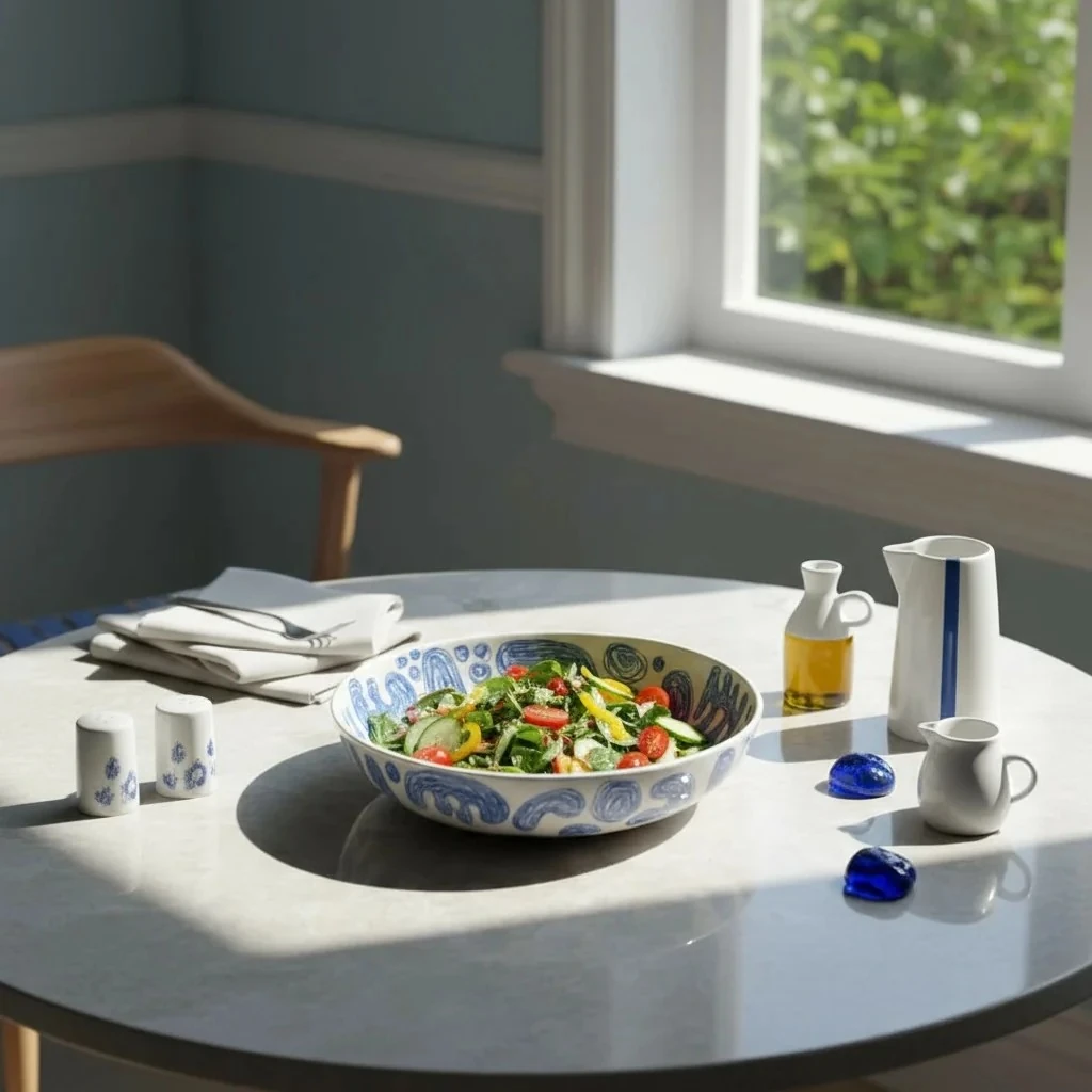 Stoneware Büyük Tabak