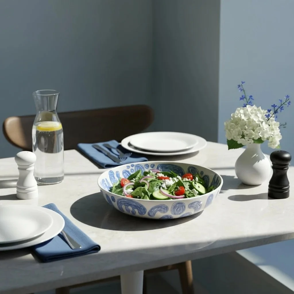 Stoneware Büyük Tabak