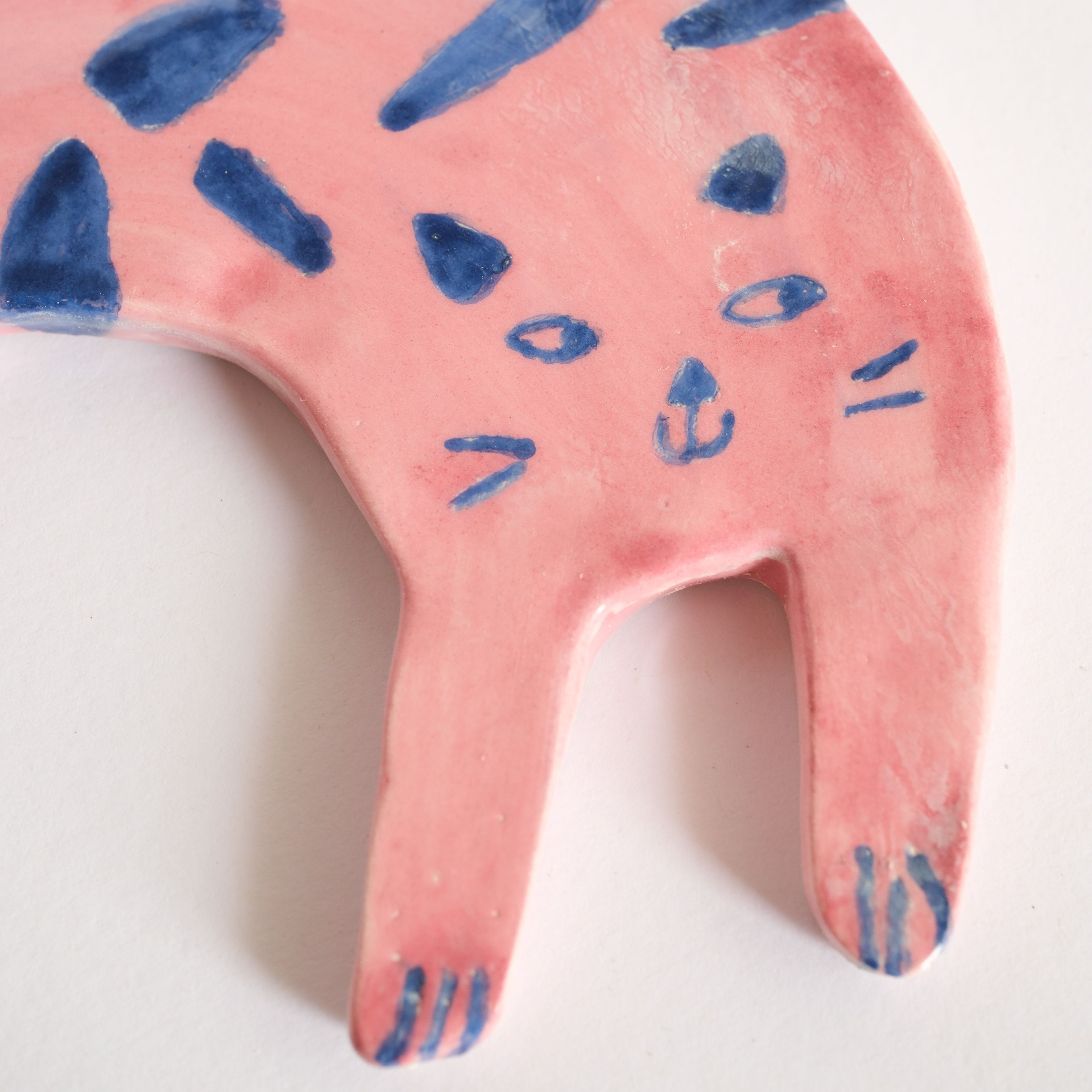 Ceramic Cat Wall Ornament