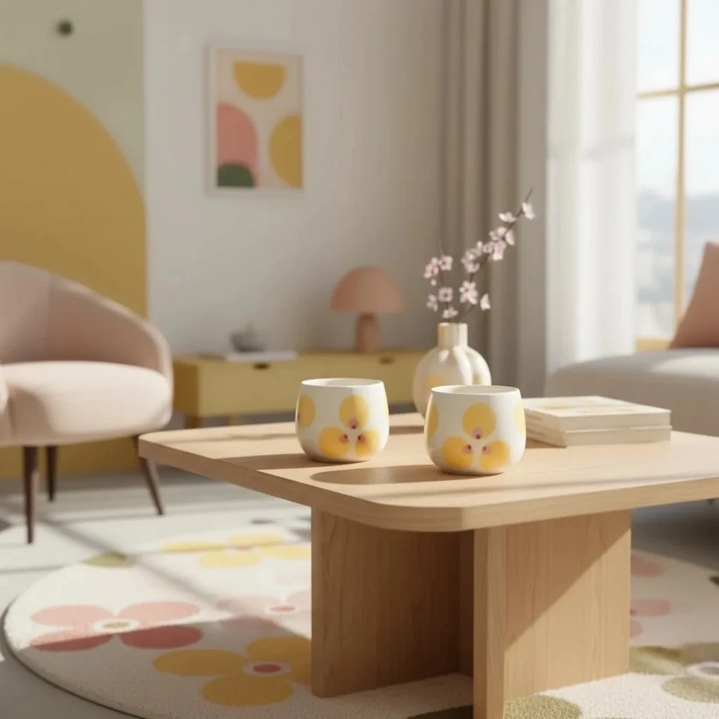 İkili Seramik Tombul Bardak