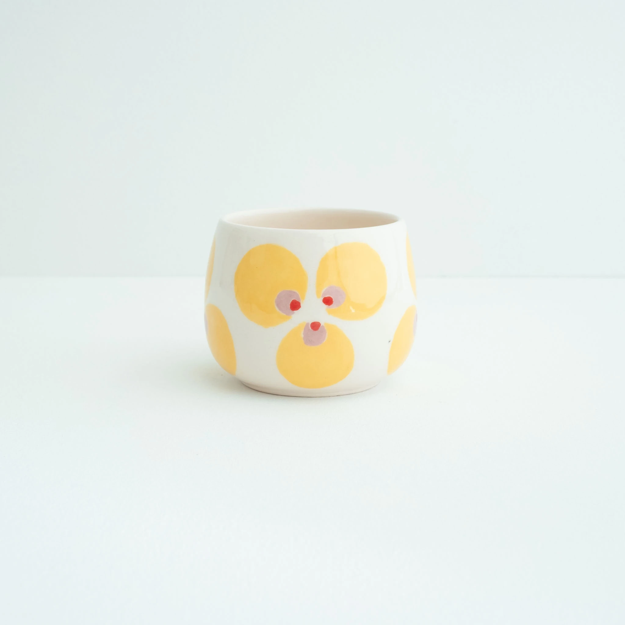 İkili Seramik Tombul Bardak