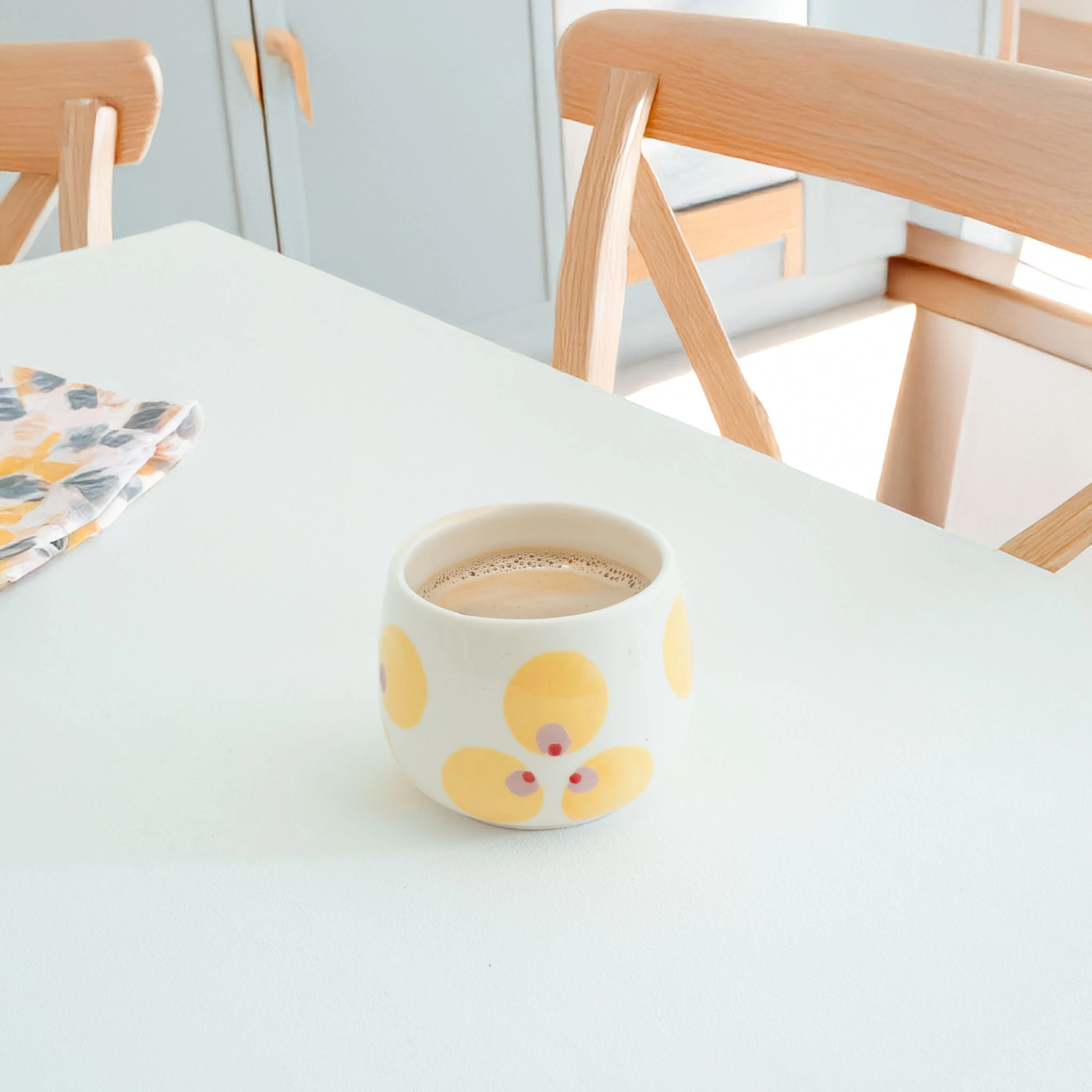 İkili Seramik Tombul Bardak