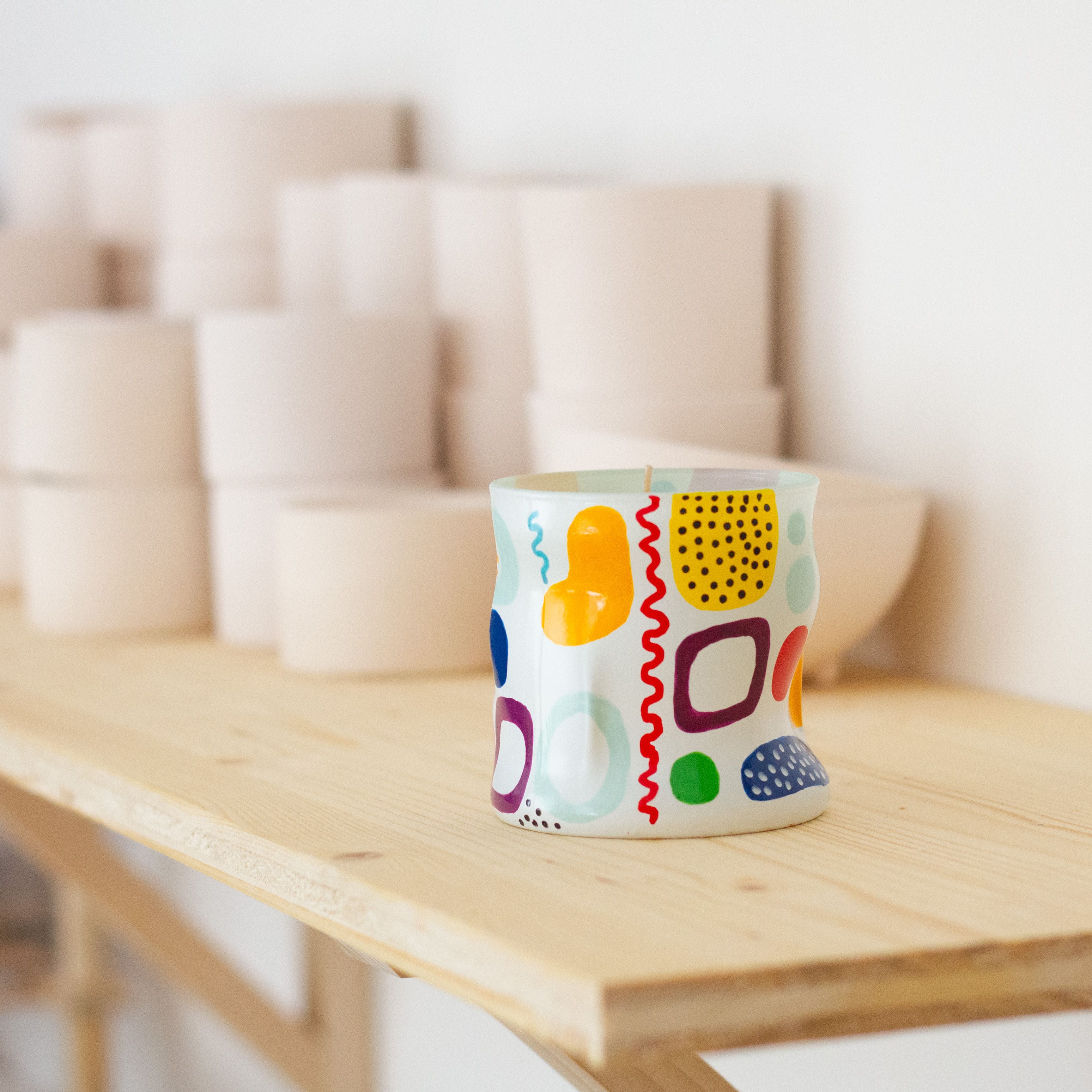 Glass Pop Up Soy Candle