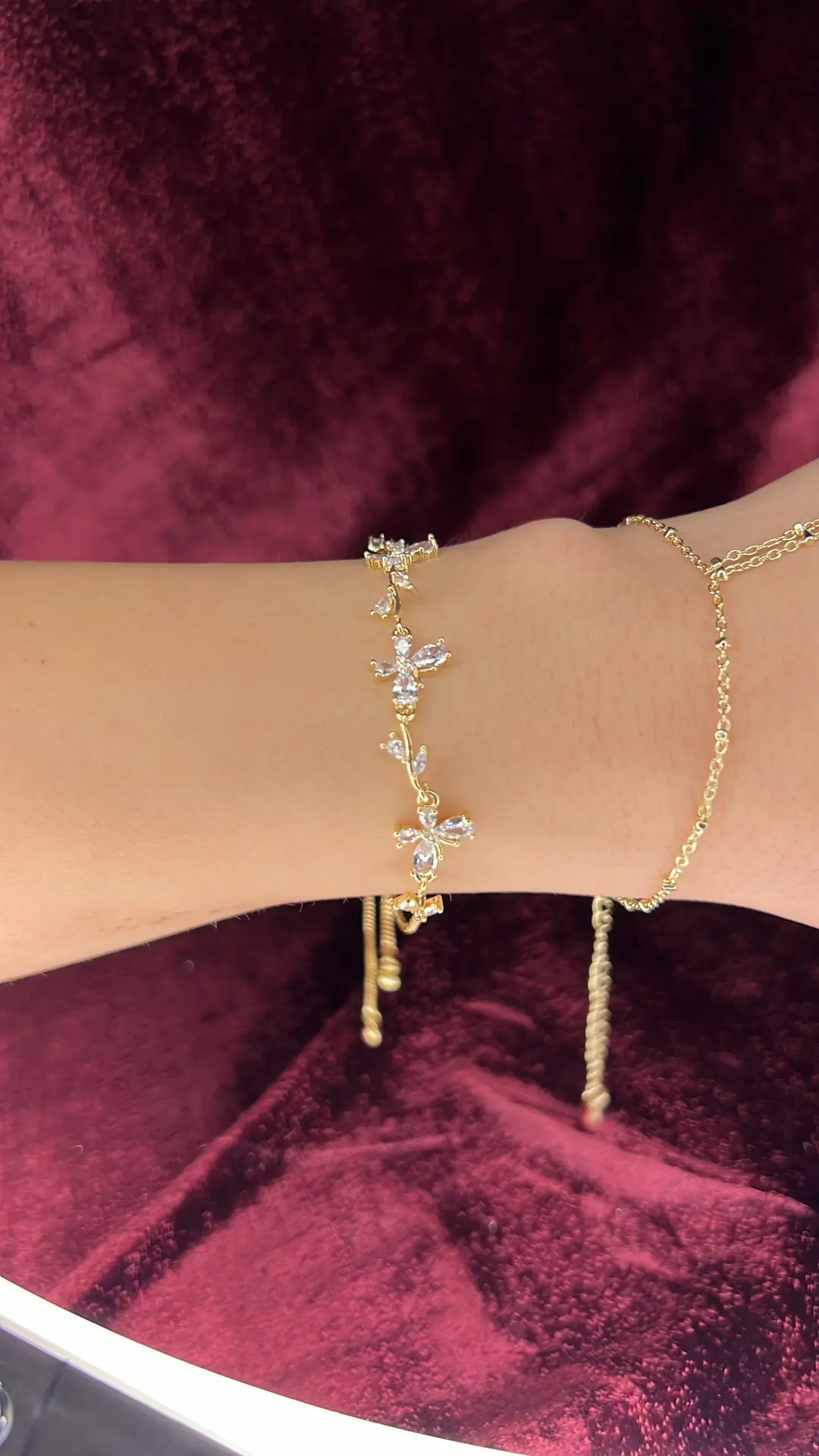 Çiçek Zirkon Taşlı Model