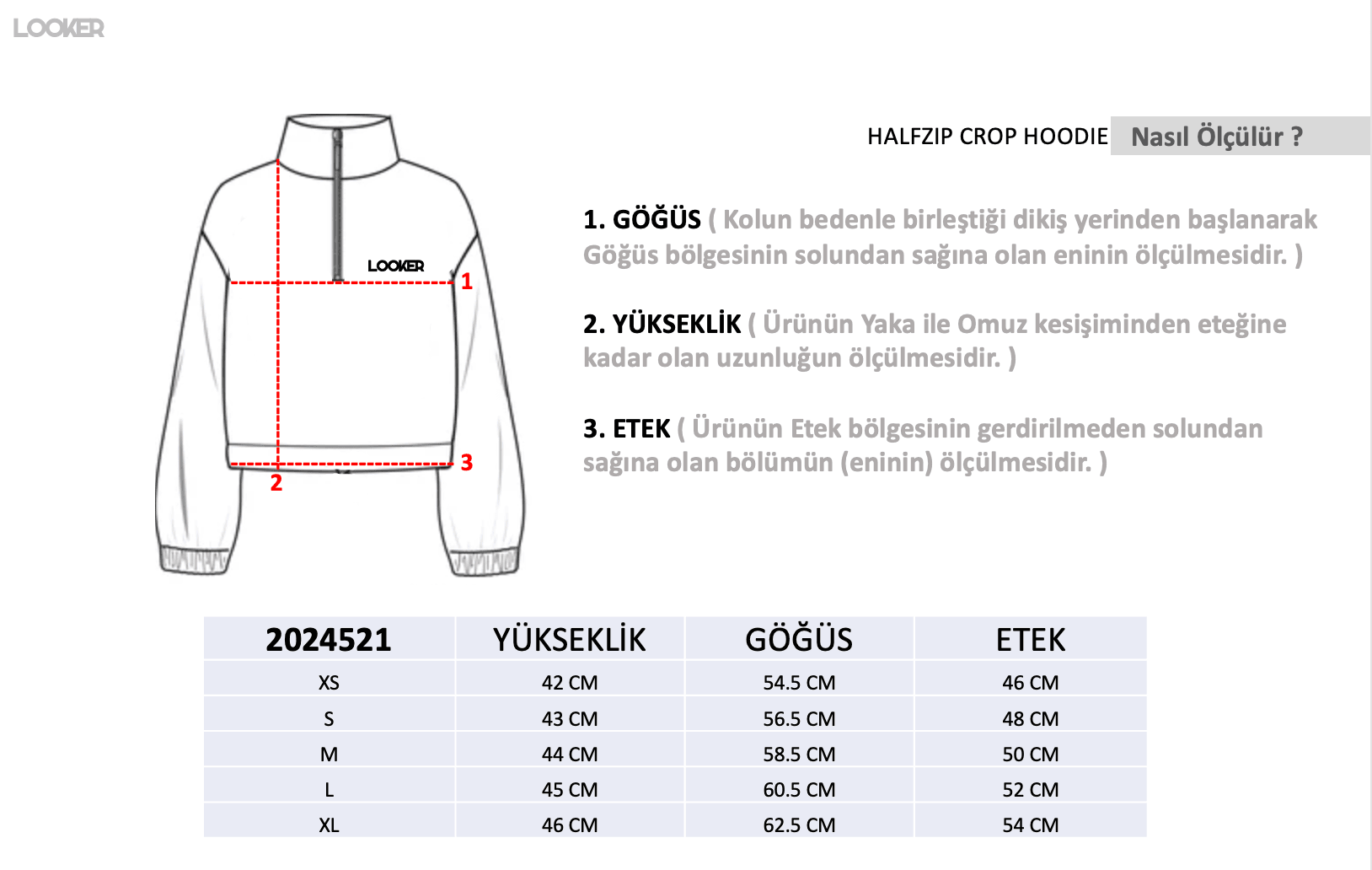 Kadın Dik Yaka Fermuarlı Crop Sweat - 2024521 - Kiremit